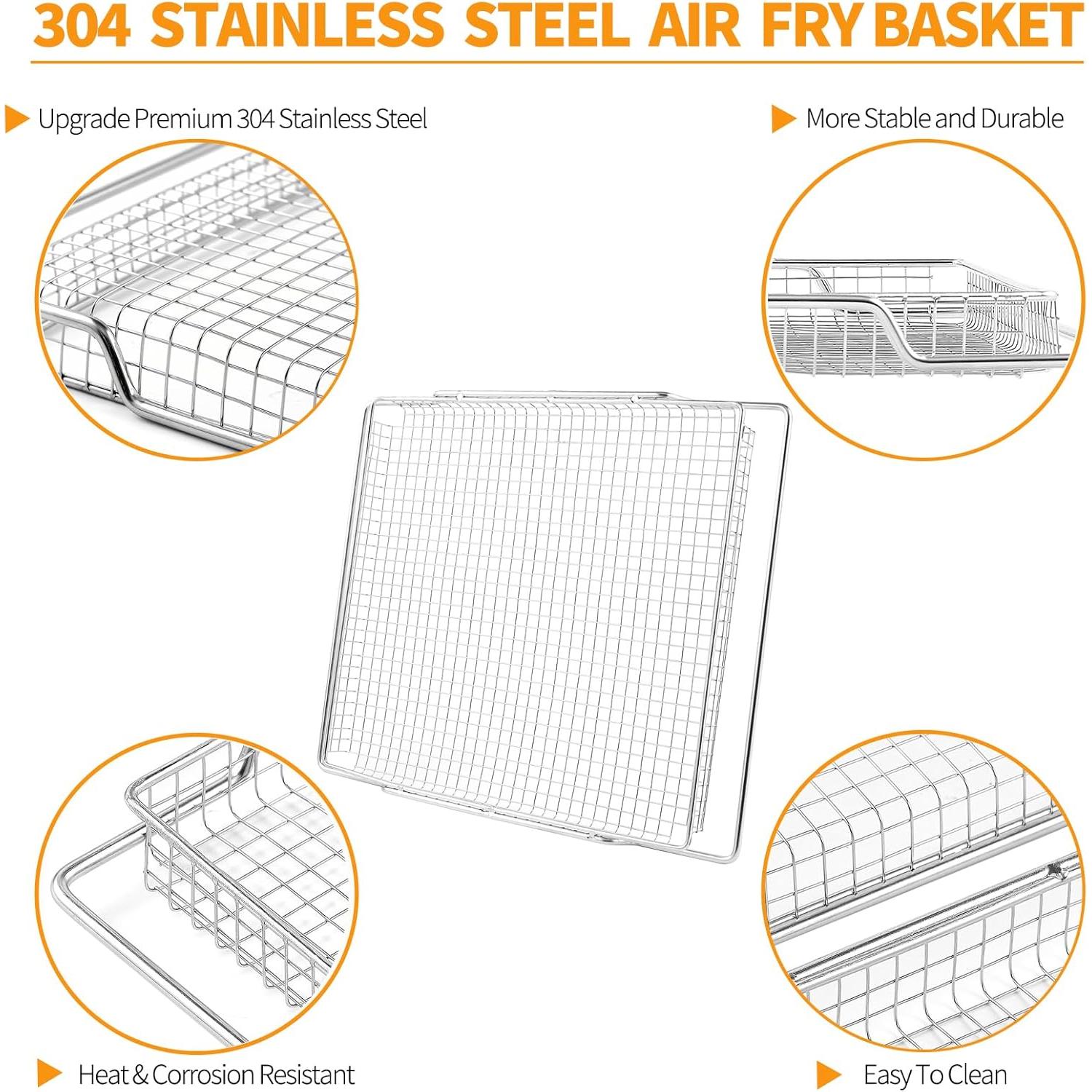 Cesta de Freidora de Aire Atgestore BOV900BSS 41.91x29.85cm Acero Inox