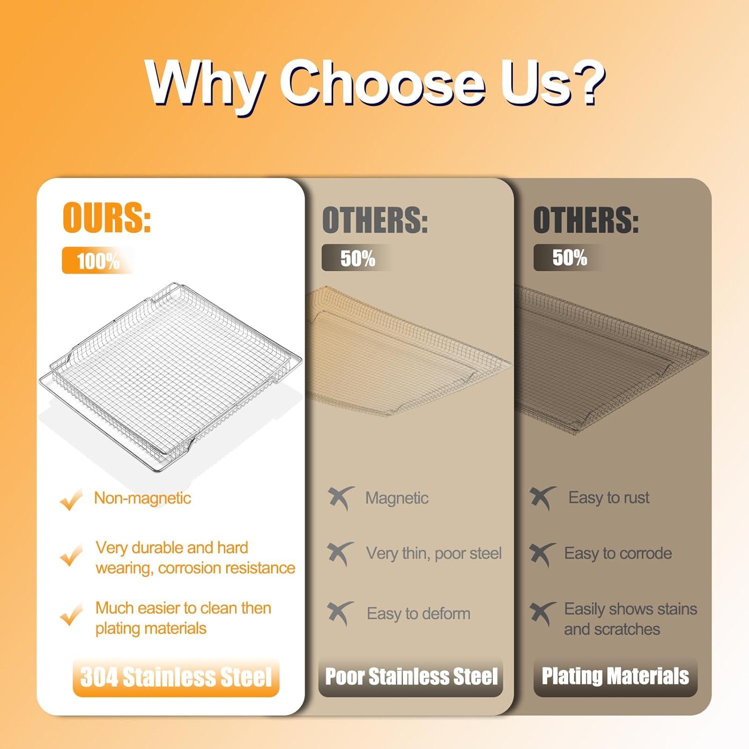 Cesta de Freidora de Aire Atgestore BOV900BSS 41.91x29.85cm Acero Inox