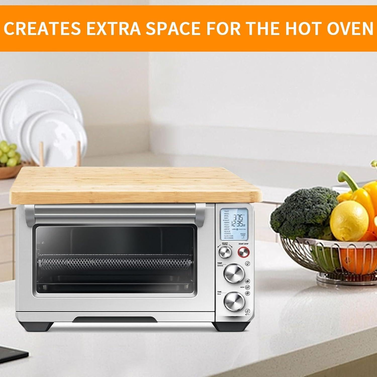 Tabla de Cortar de Bambú GCQFZ para Horno Breville BOV900BSS