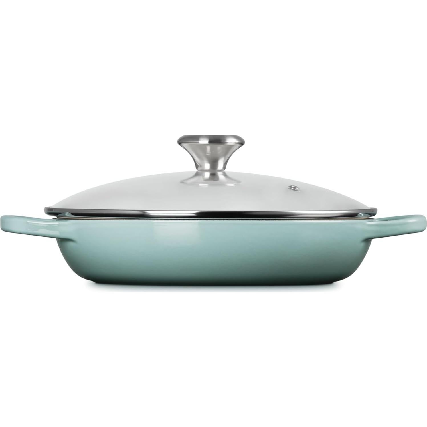 Braiser de Hierro Fundido Enameled Le Creuset 2.14 L Sal Marina