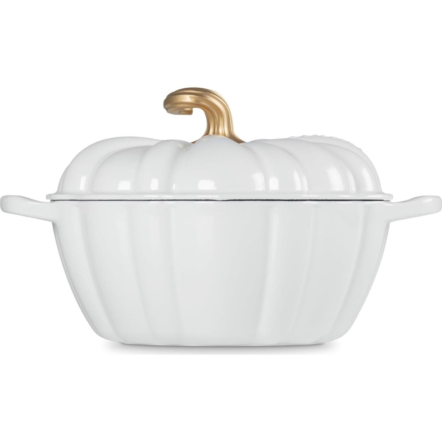 Cocotte de Calabaza de Hierro Fundido Le Creuset 3.7L Blanca