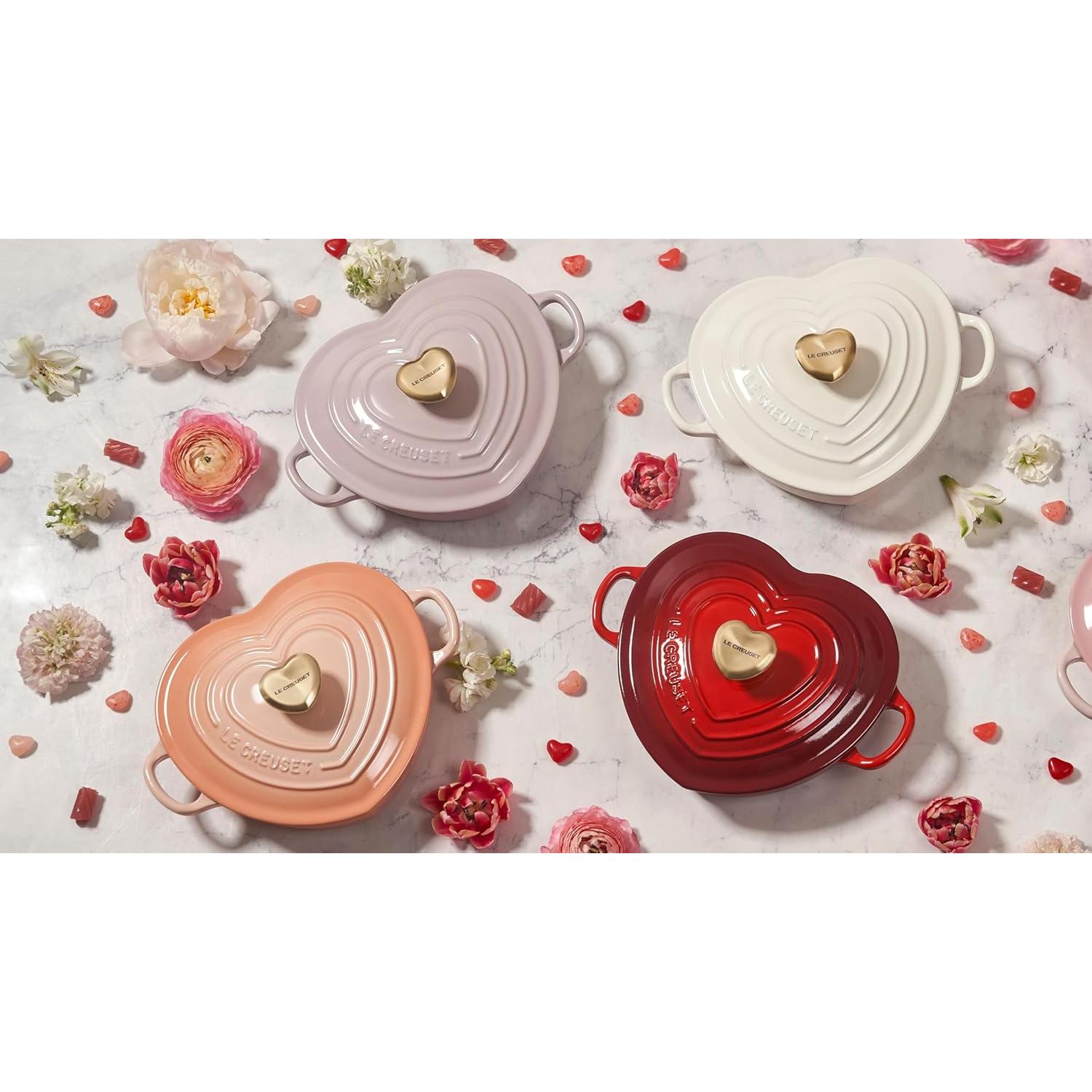 Cocotte Corazón Enameled Le Creuset 1.18 L Hierro Fundido