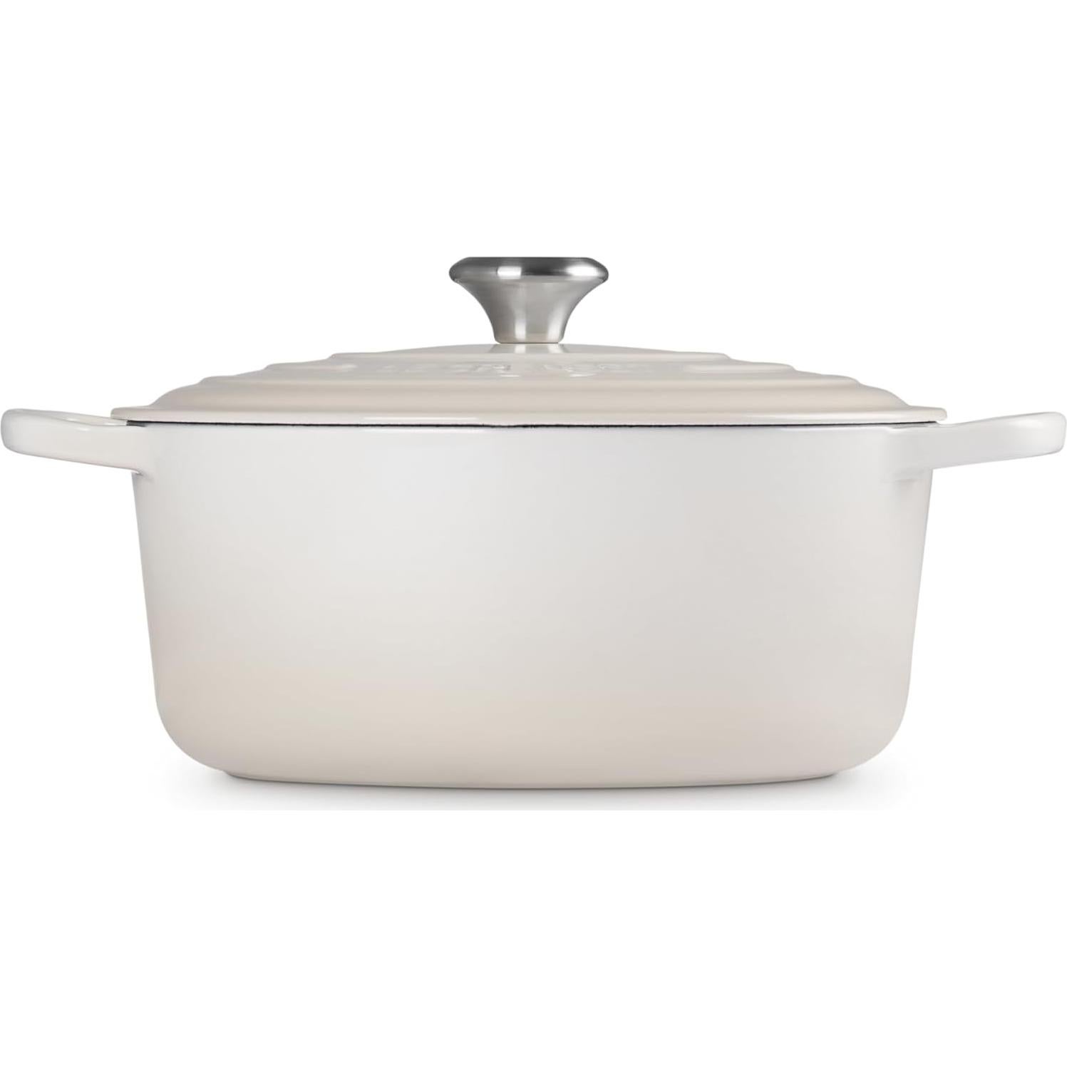 Olla Holandesa Le Creuset 6.7L Hierro Fundido Esmaltado Meringue