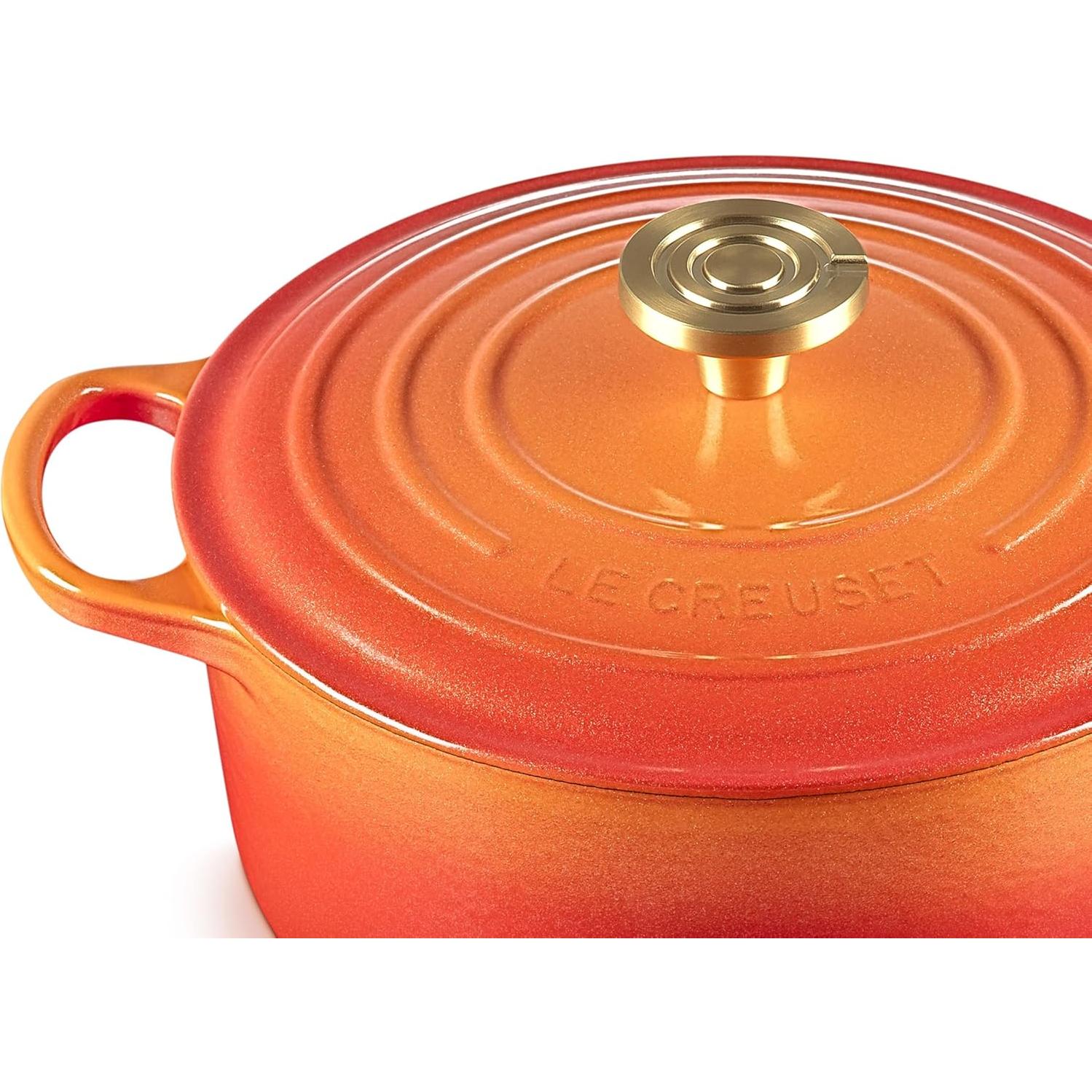 Olla Holandesa Redonda Le Creuset Hierro Fundido 4.26 L Flamme Doree