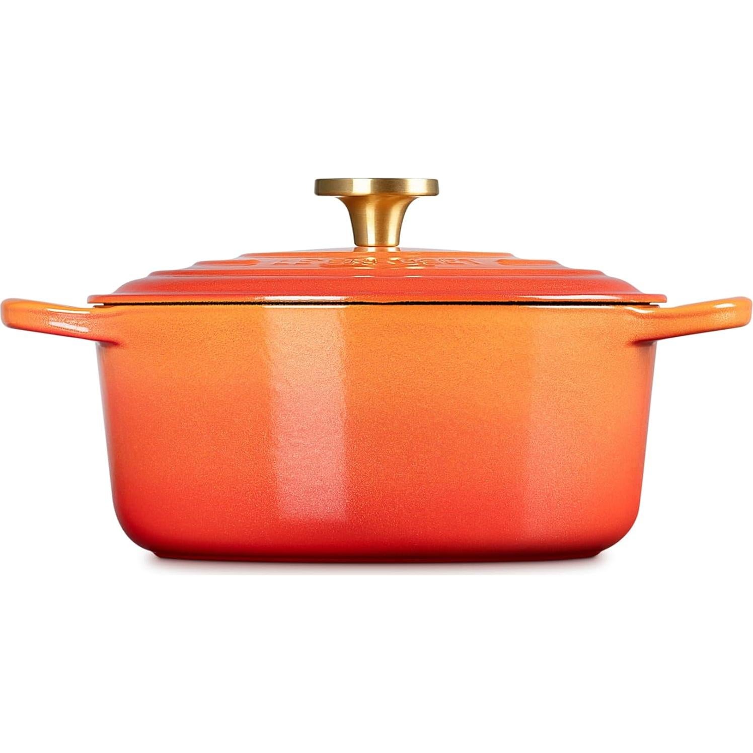 Olla Holandesa Redonda Le Creuset Hierro Fundido 4.26 L Flamme Doree