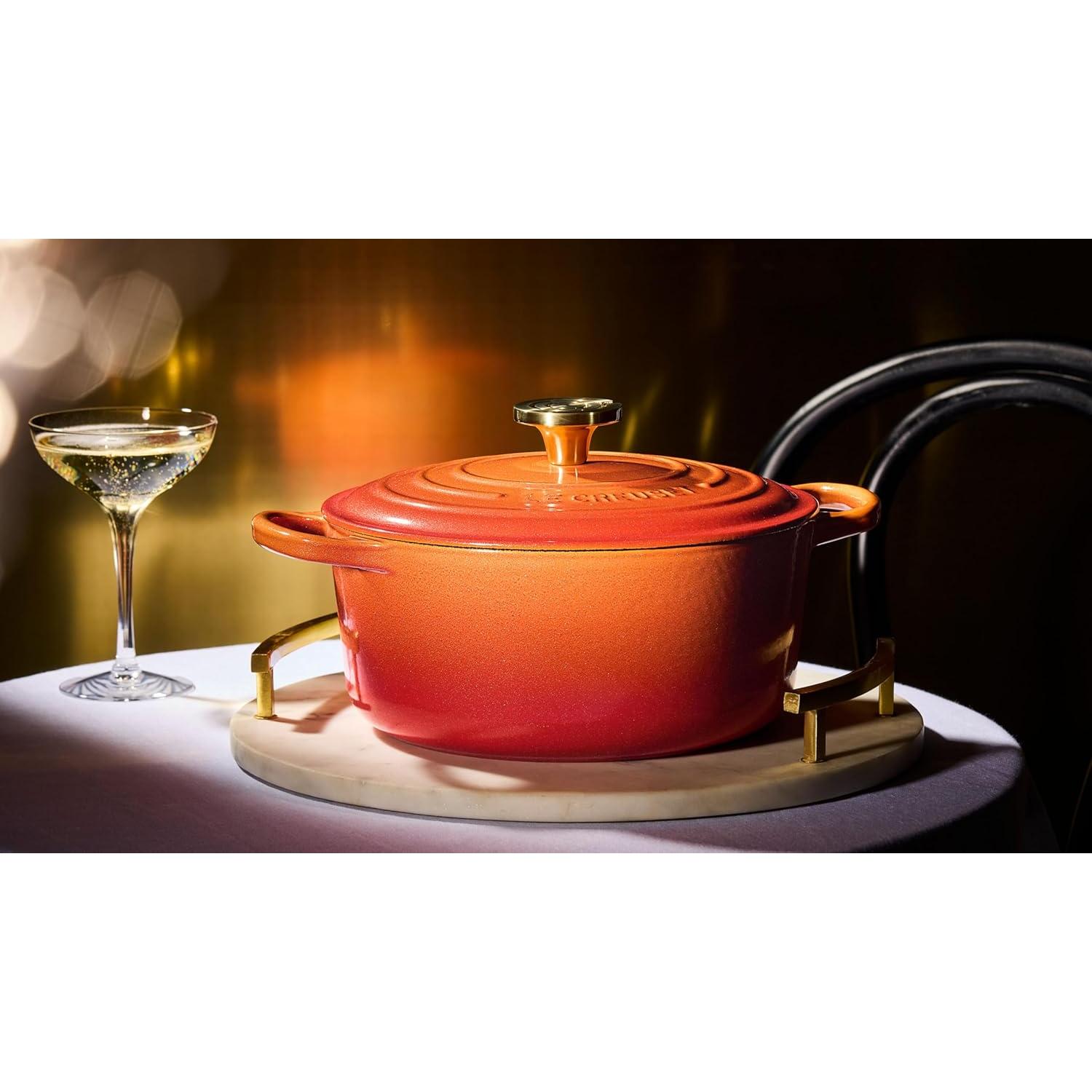 Olla Holandesa Redonda Le Creuset Hierro Fundido 4.26 L Flamme Doree