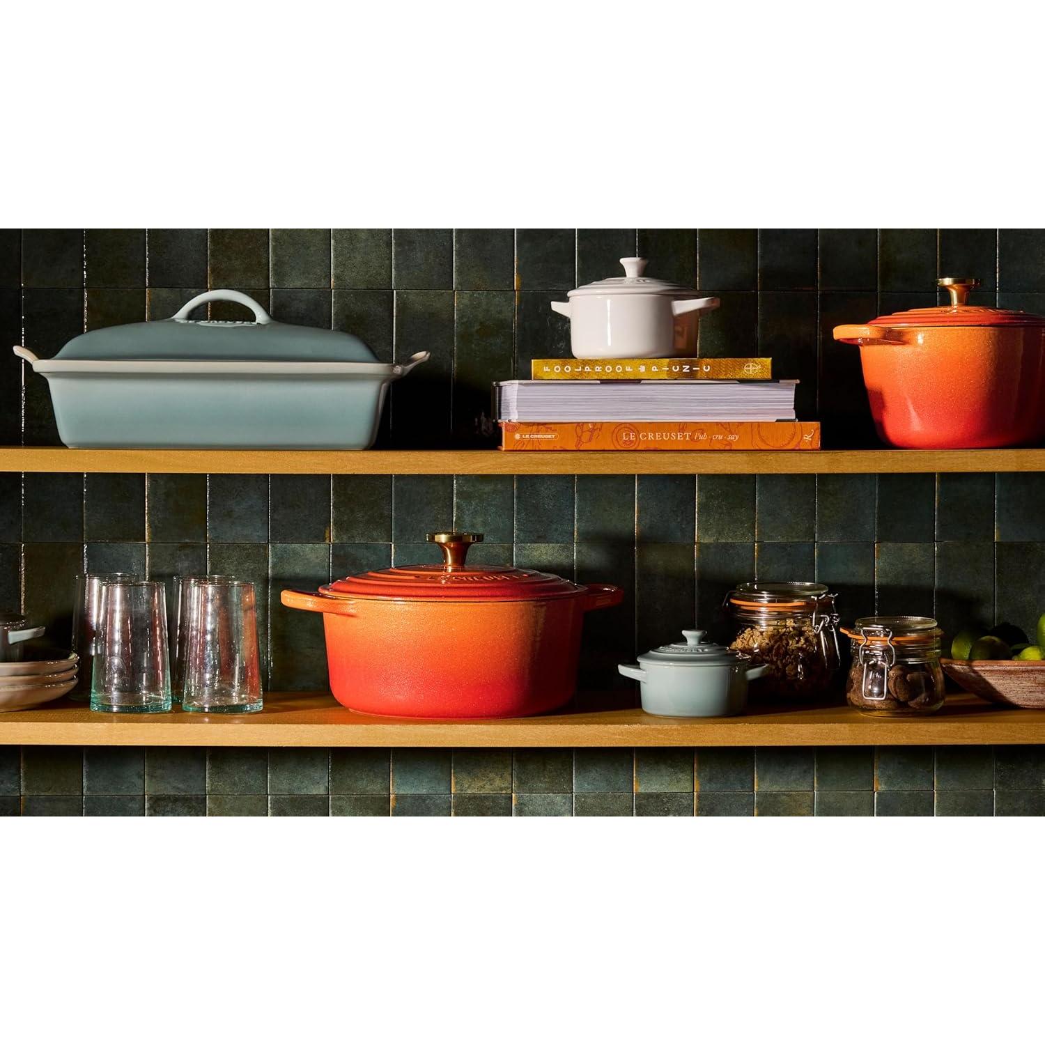 Olla Holandesa Redonda Le Creuset Hierro Fundido 4.26 L Flamme Doree