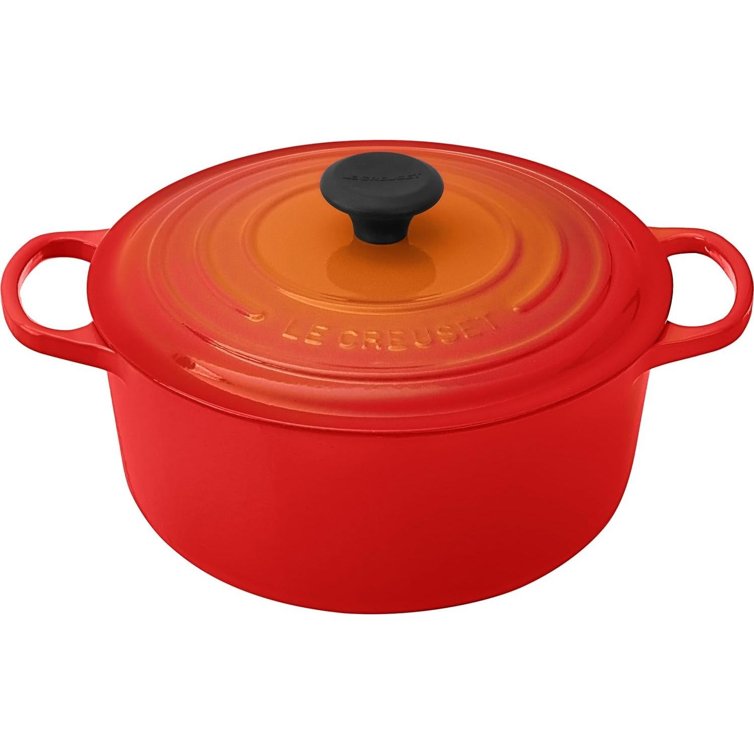 Olla de Hierro Fundido Enameled Le Creuset 5.2L Redonda Llama