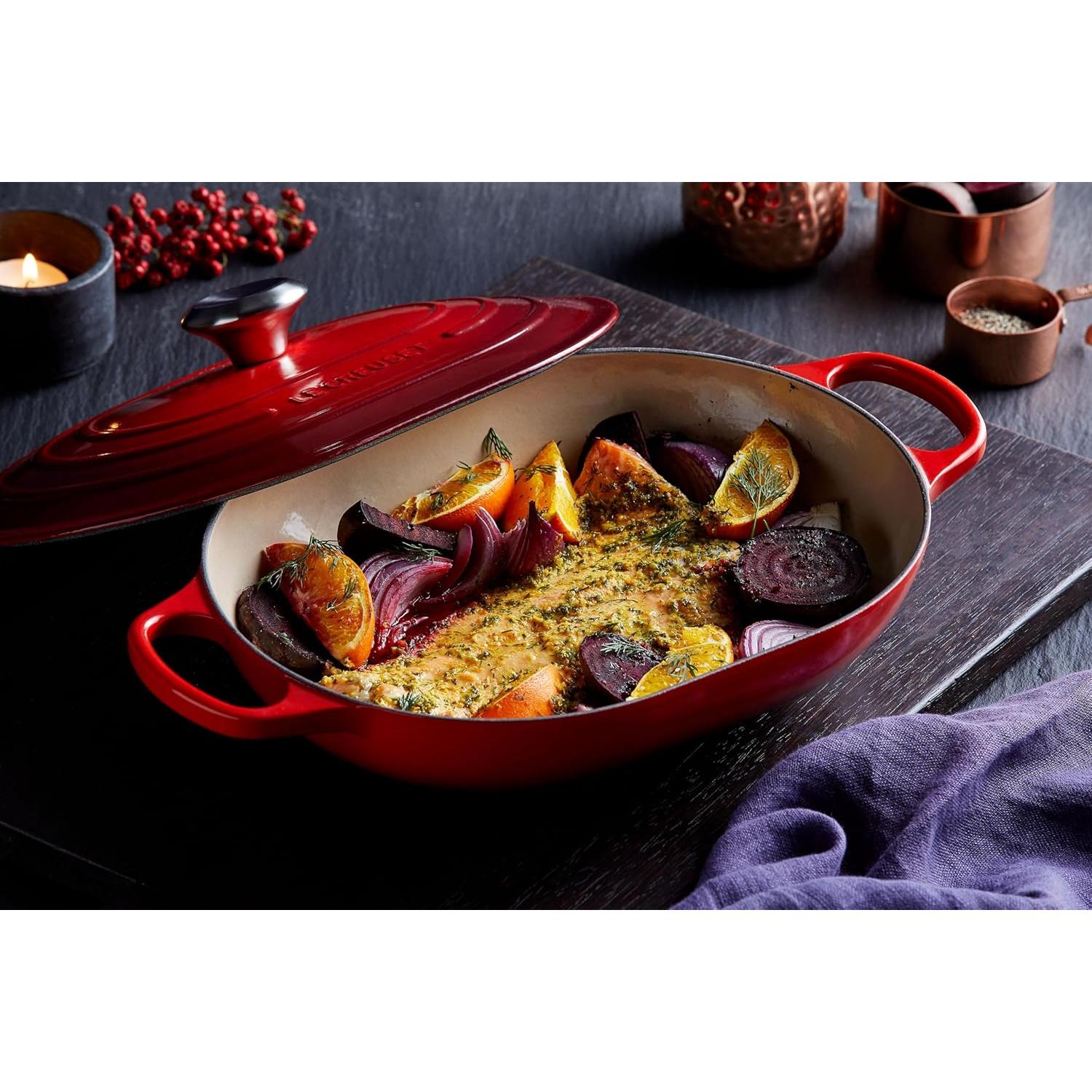 Cazuela Ovalada Enameled Hierro Fundido Le Creuset 3.56 L