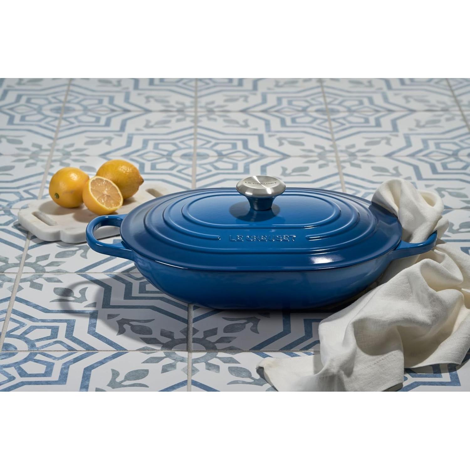 Cazuela Ovalada Enameled Hierro Fundido Le Creuset 3.56 L