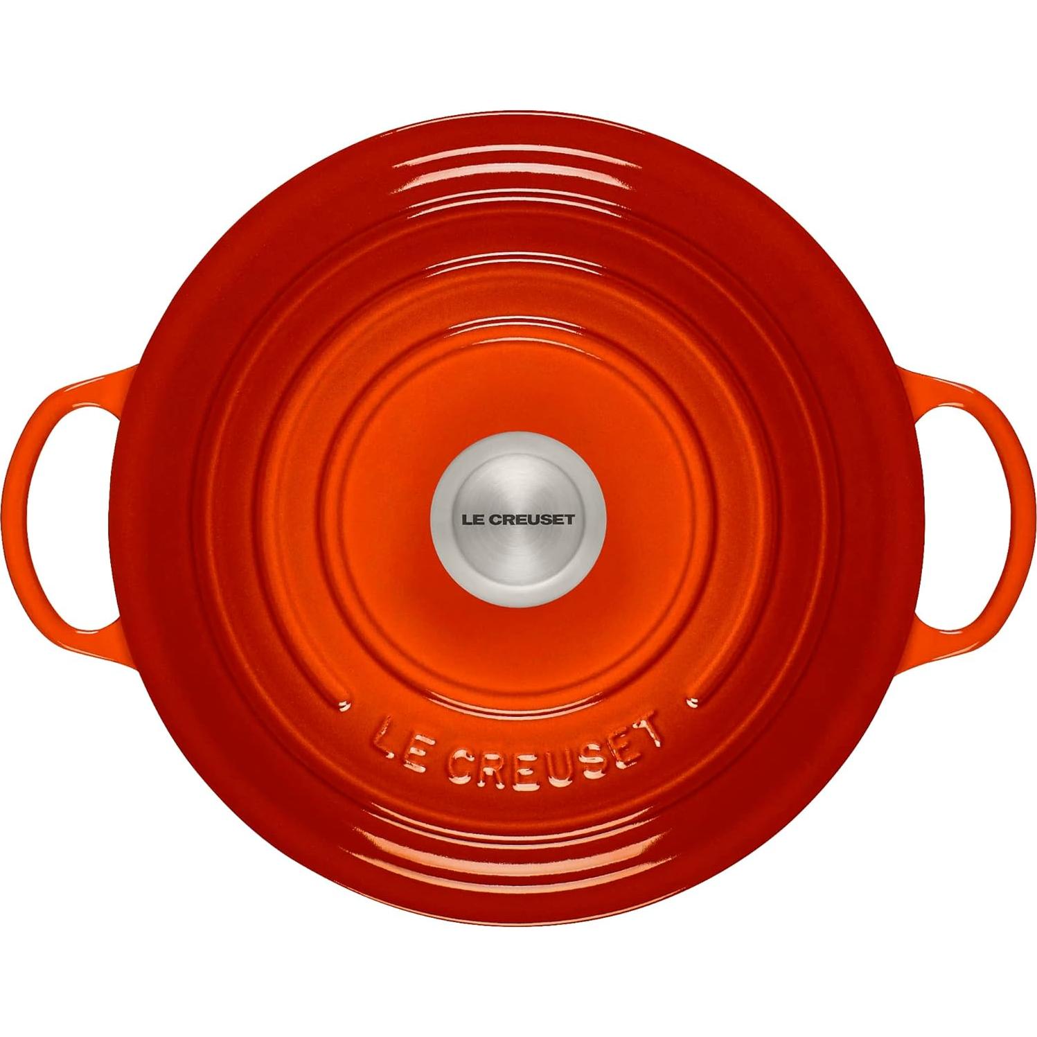Olla de Hierro Fundido Le Creuset 7.5L Llama, Esmaltada