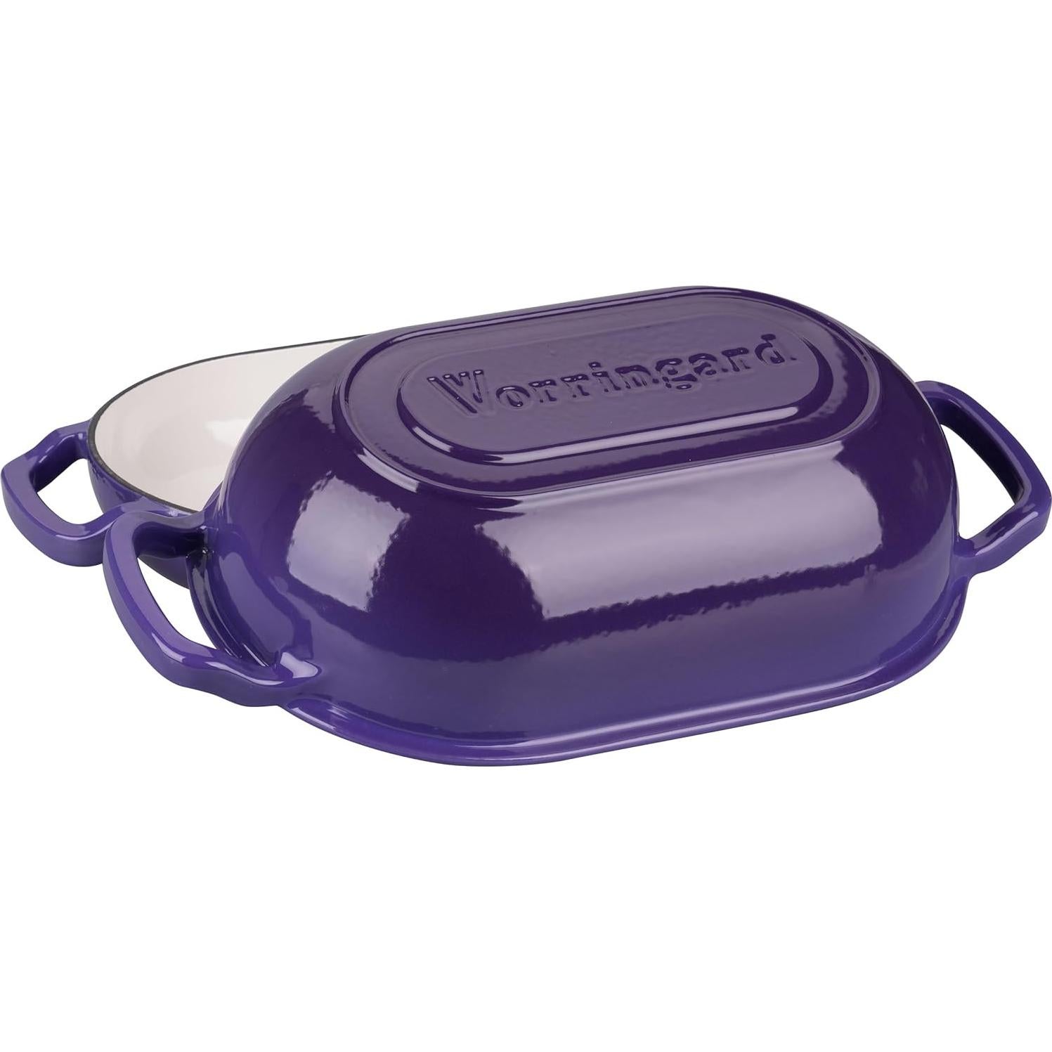 Horno Holandés de Hierro Fundido VORRINGARD 5QT Púrpura