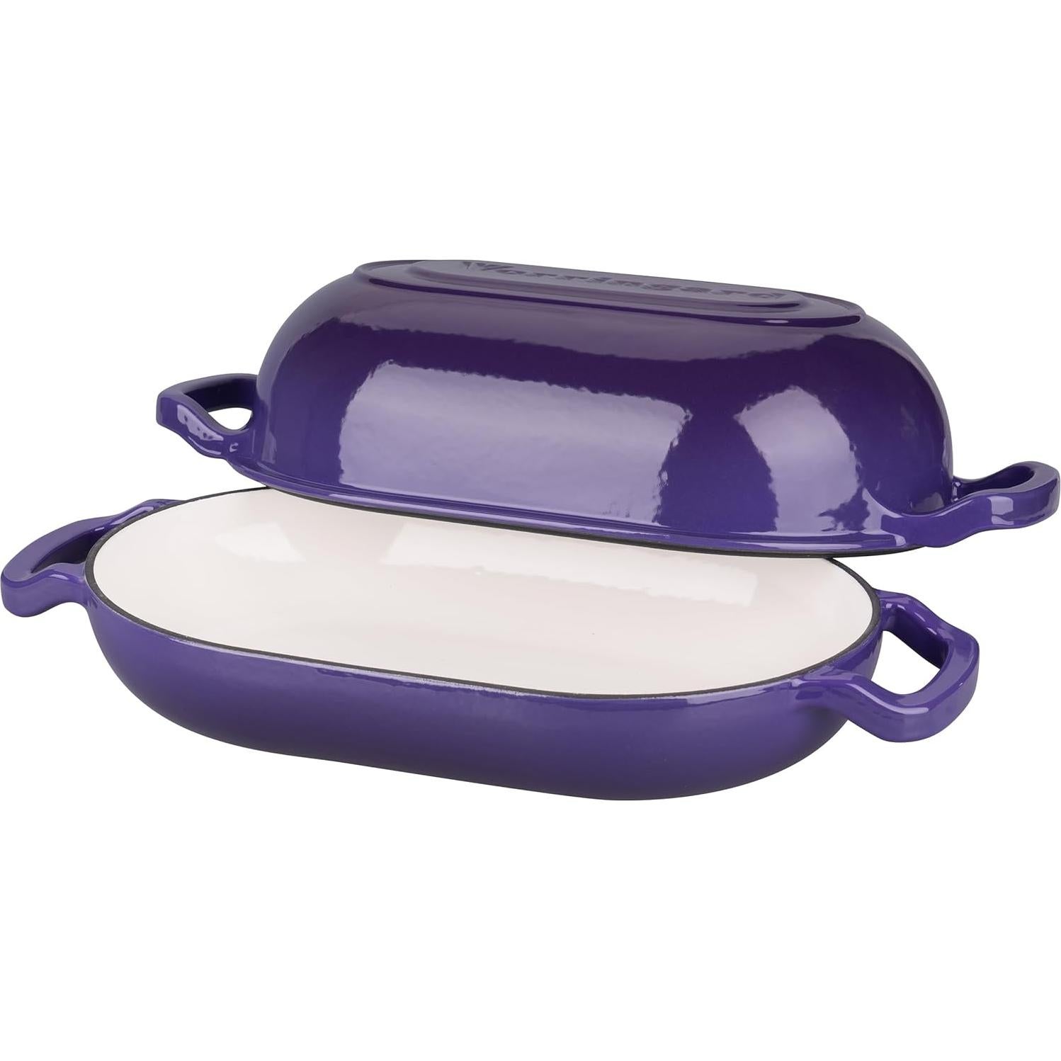 Horno Holandés de Hierro Fundido VORRINGARD 5QT Púrpura