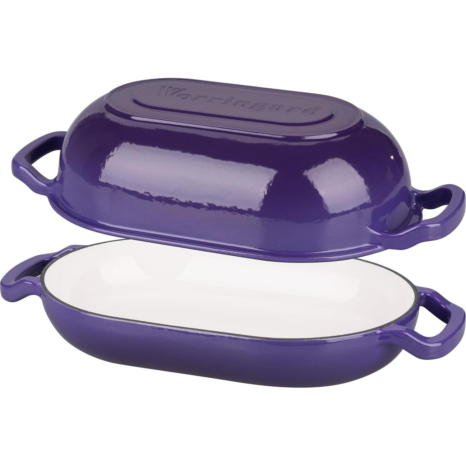 Horno Holandés de Hierro Fundido VORRINGARD 5QT Púrpura