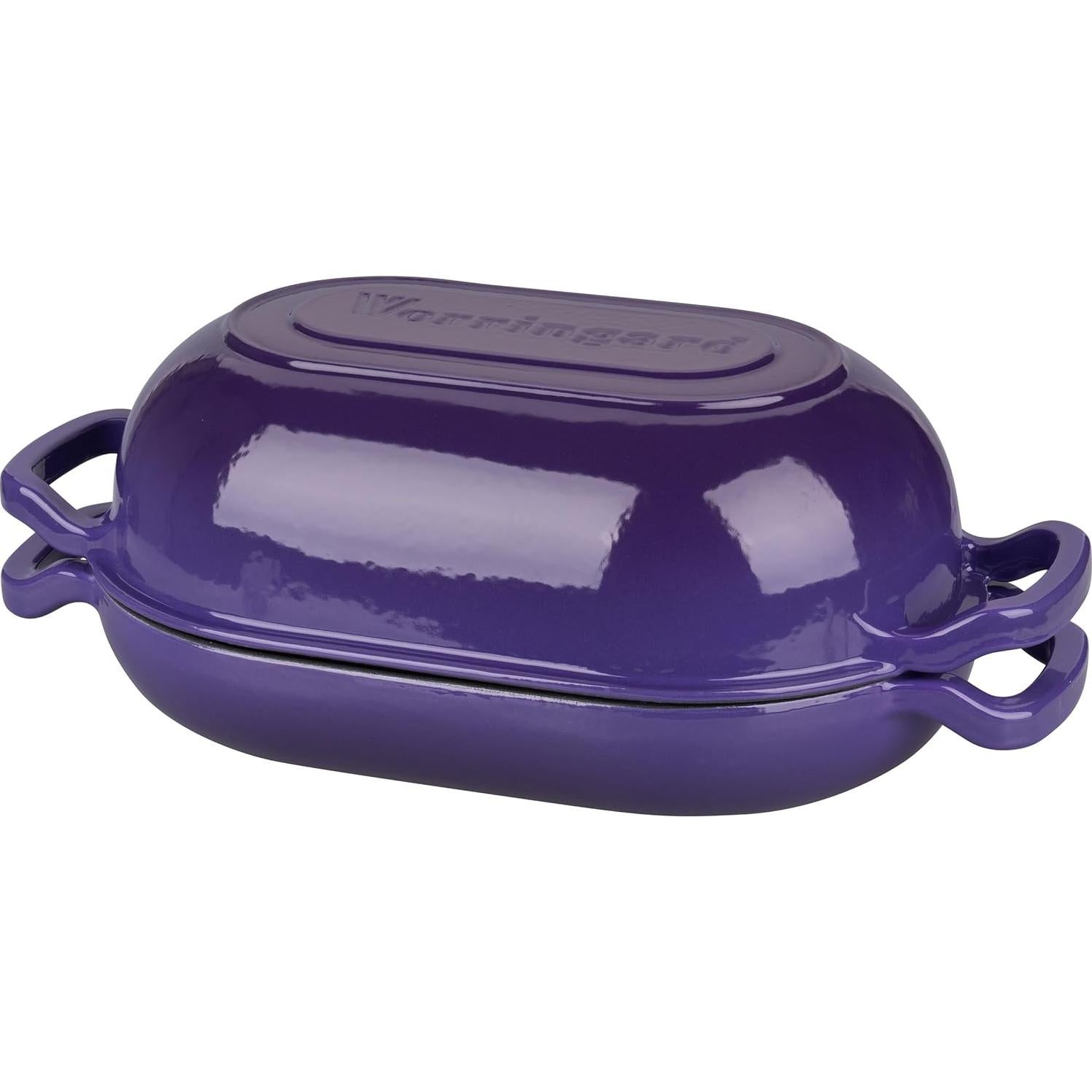 Horno Holandés de Hierro Fundido VORRINGARD 5QT Púrpura