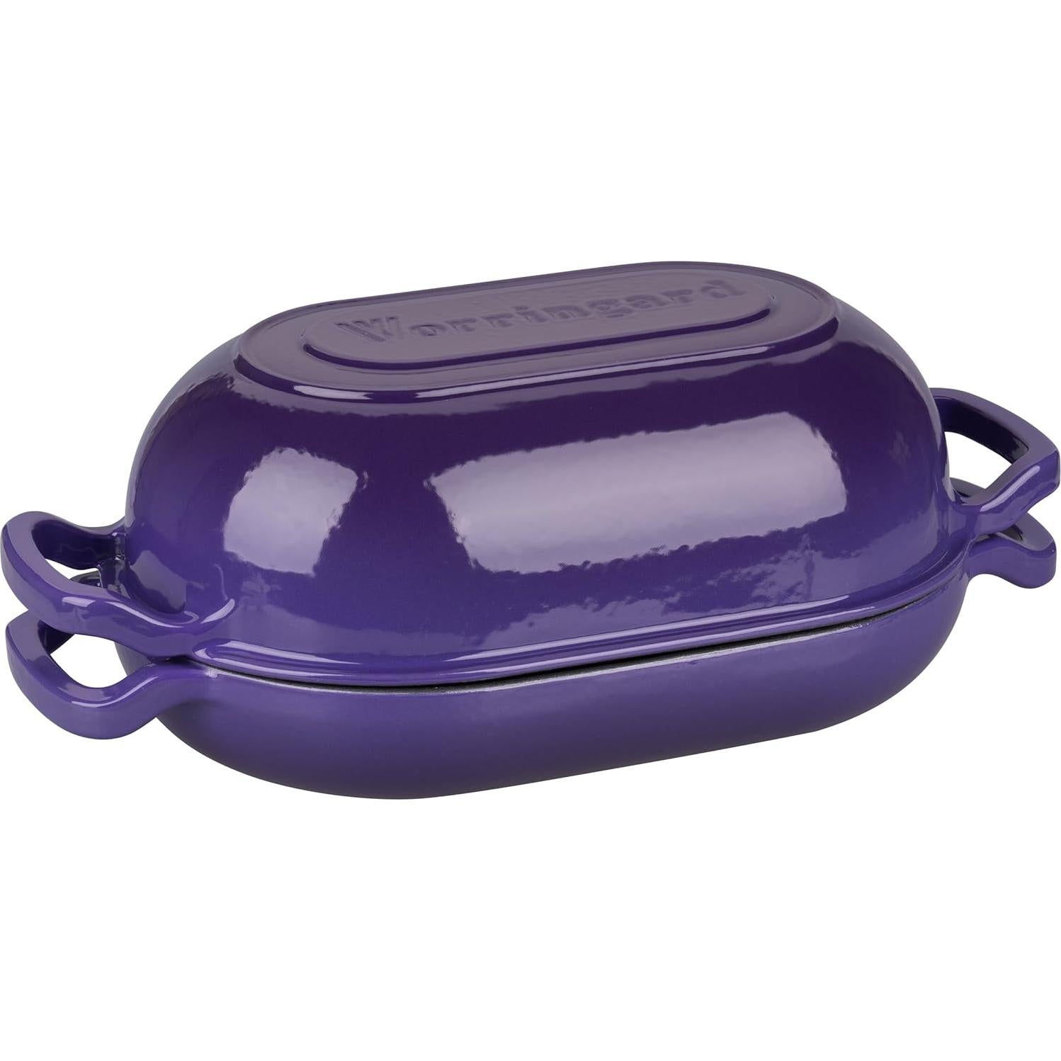 Horno Holandés de Hierro Fundido VORRINGARD 5QT Púrpura