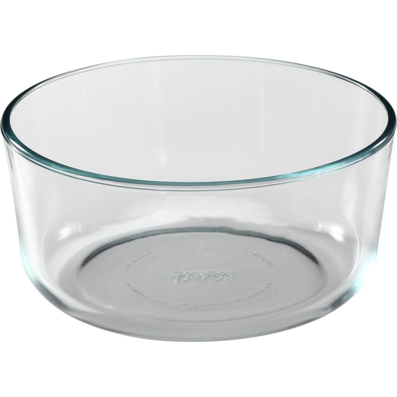 Pyrex Plato Mezclador Redondo 7 Tazas con Tapa Azul - 2 Piezas