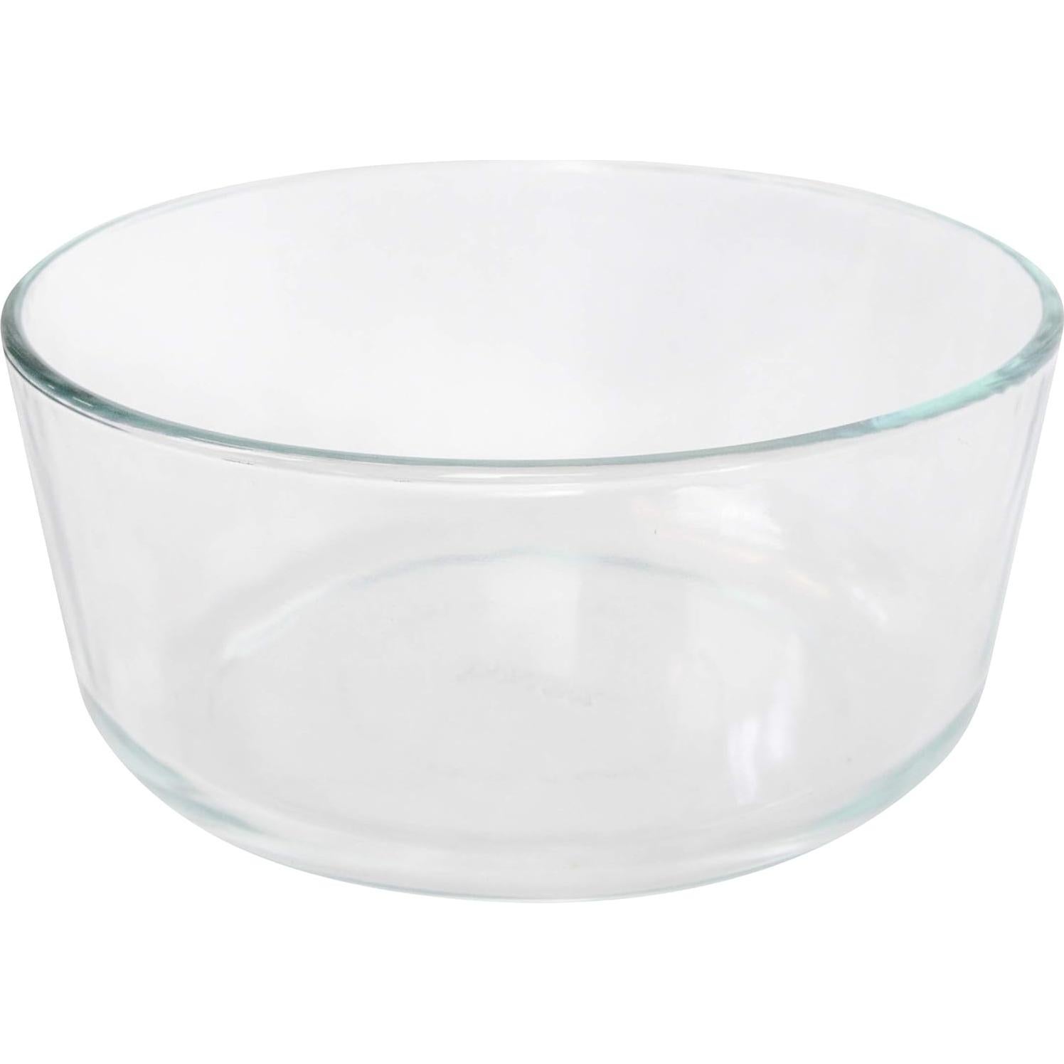 Pyrex Plato Redondo 7 Tazas con Tapa Plástico Paquete de 4