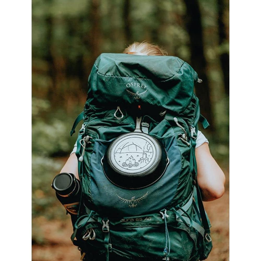 Sartén de Hierro Fundido Lodge 20.32 cm para Camping