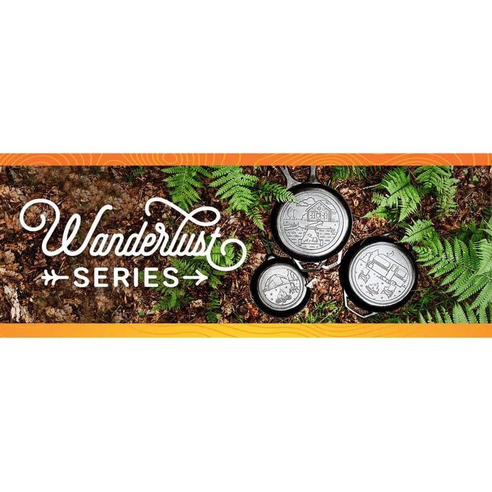 Sartén de Hierro Fundido Lodge 20.32 cm para Camping