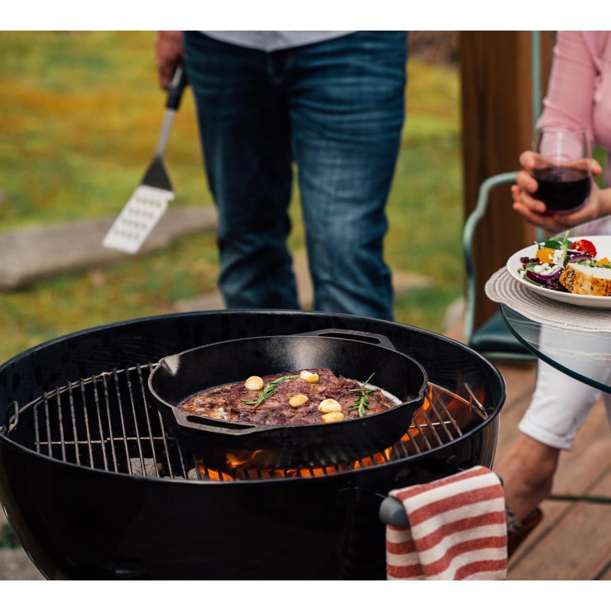 Sartén de Parrilla Lodge 30.48 cm Hierro Fundido Doble Mango