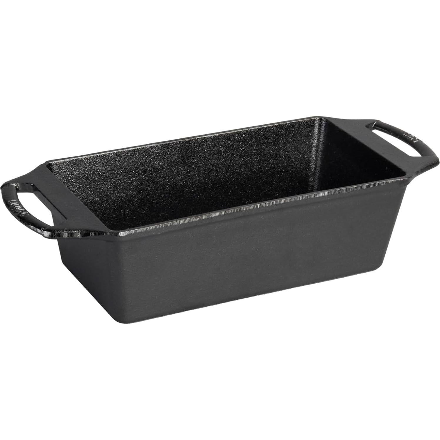 Sartén de Hierro Fundido Lodge para Pan 21.6x11.4 cm Negro