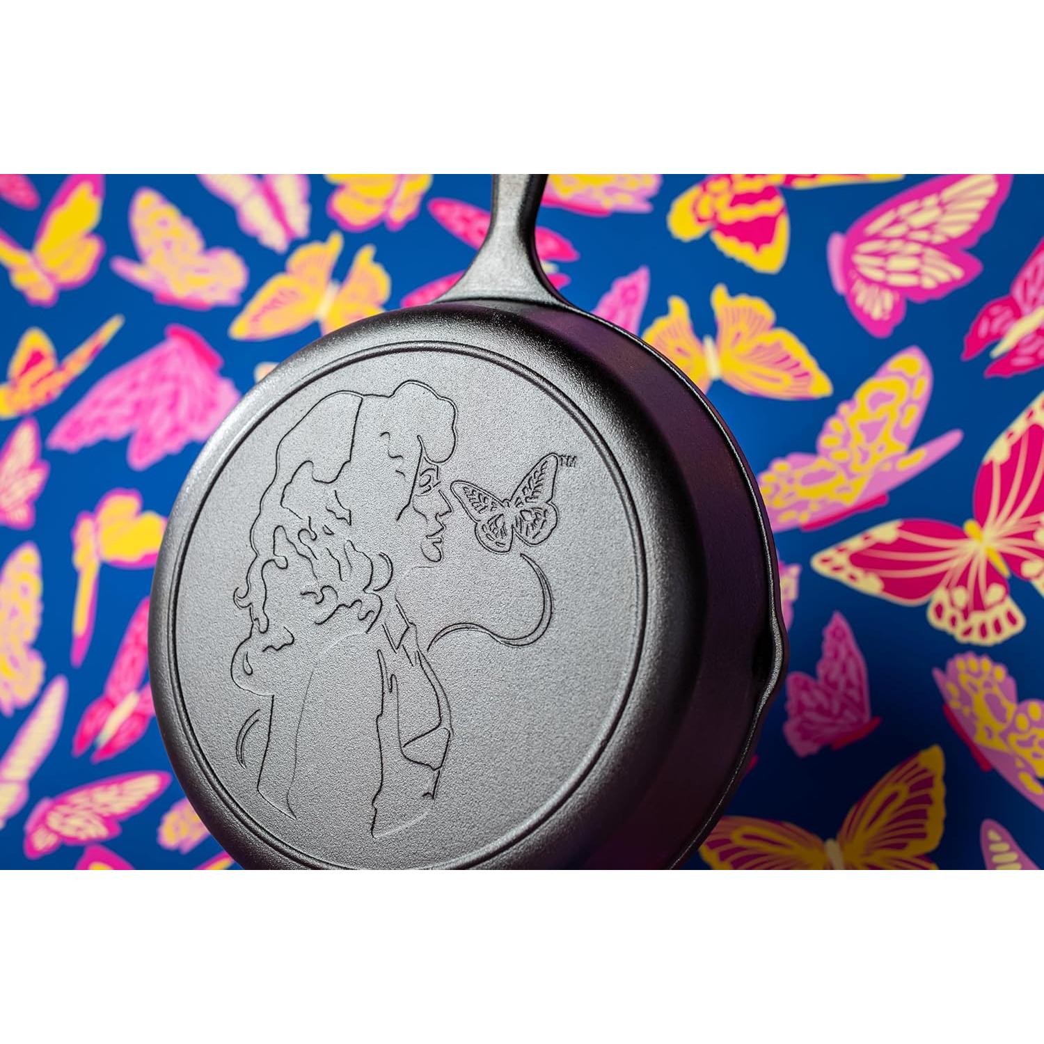 Sartén de Hierro Fundido Lodge 10.25" Pre-Sazonada Dolly