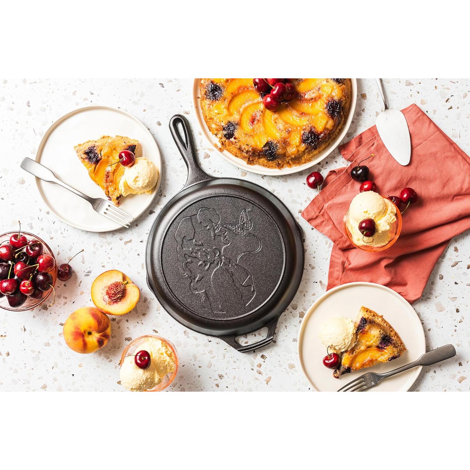 Sartén de Hierro Fundido Lodge 10.25" Pre-Sazonada Dolly