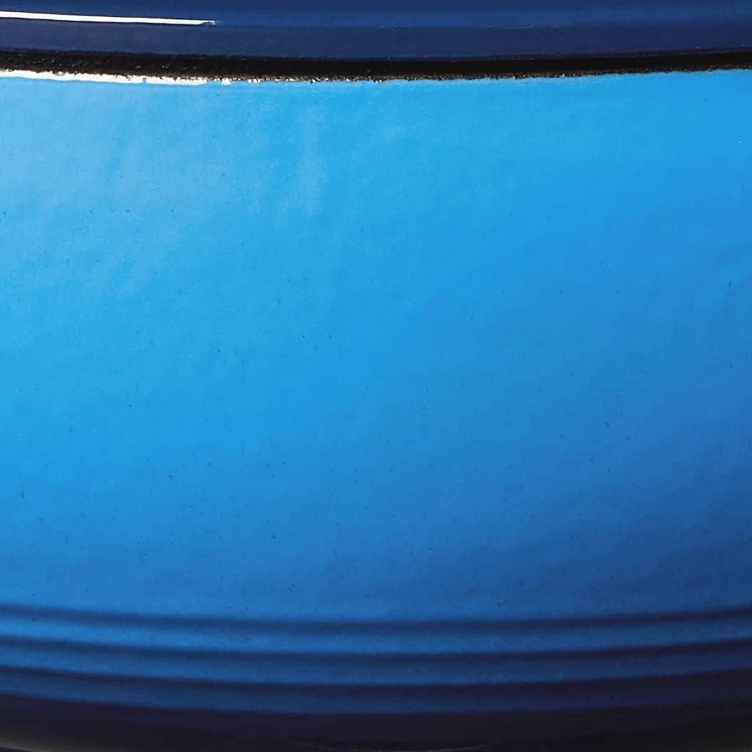 Horno Holandés Lodge 2.8L Hierro Fundido Enameled Azul Caribeño