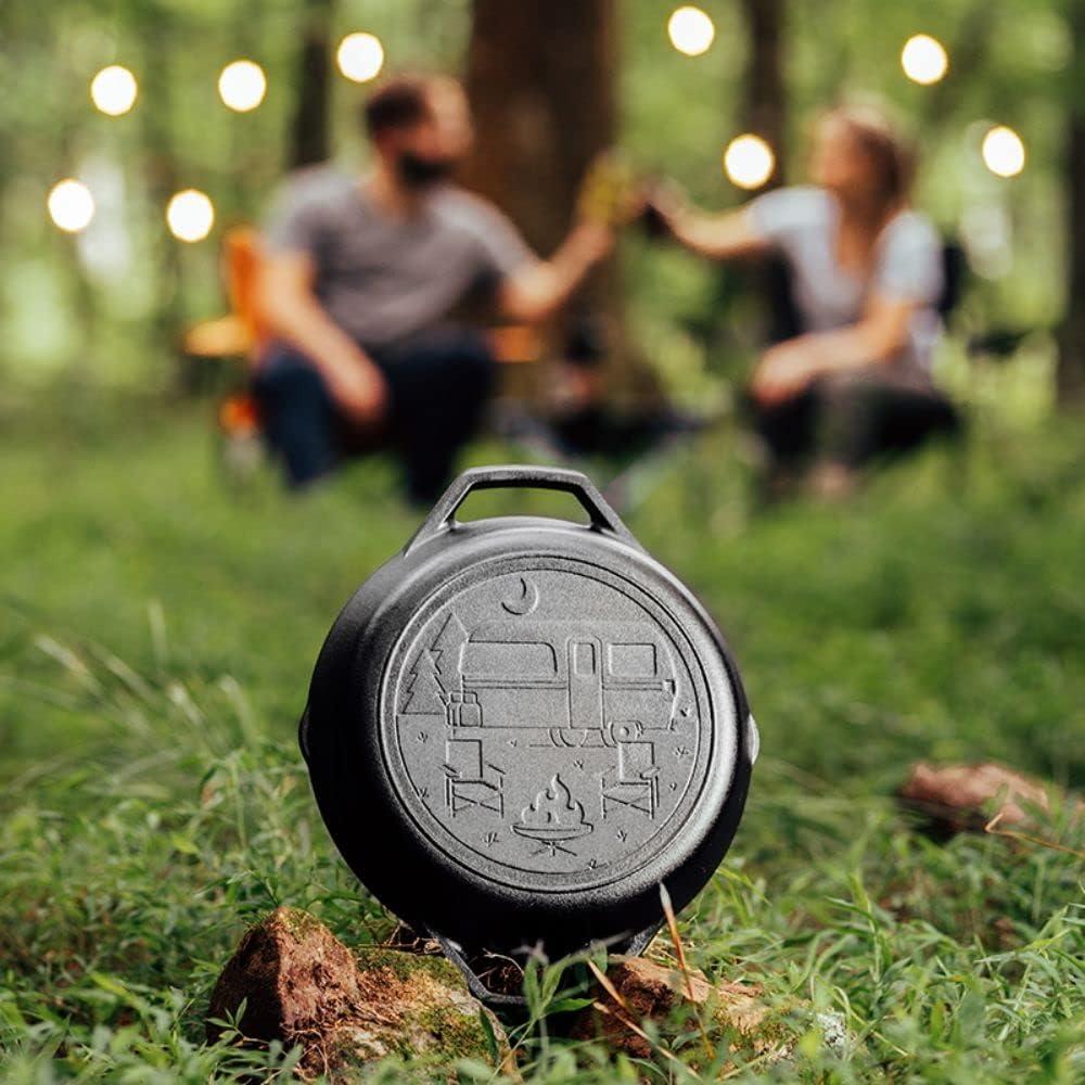 Sartén de Hierro Fundido Lodge Wanderlust 26 cm Doble Mango