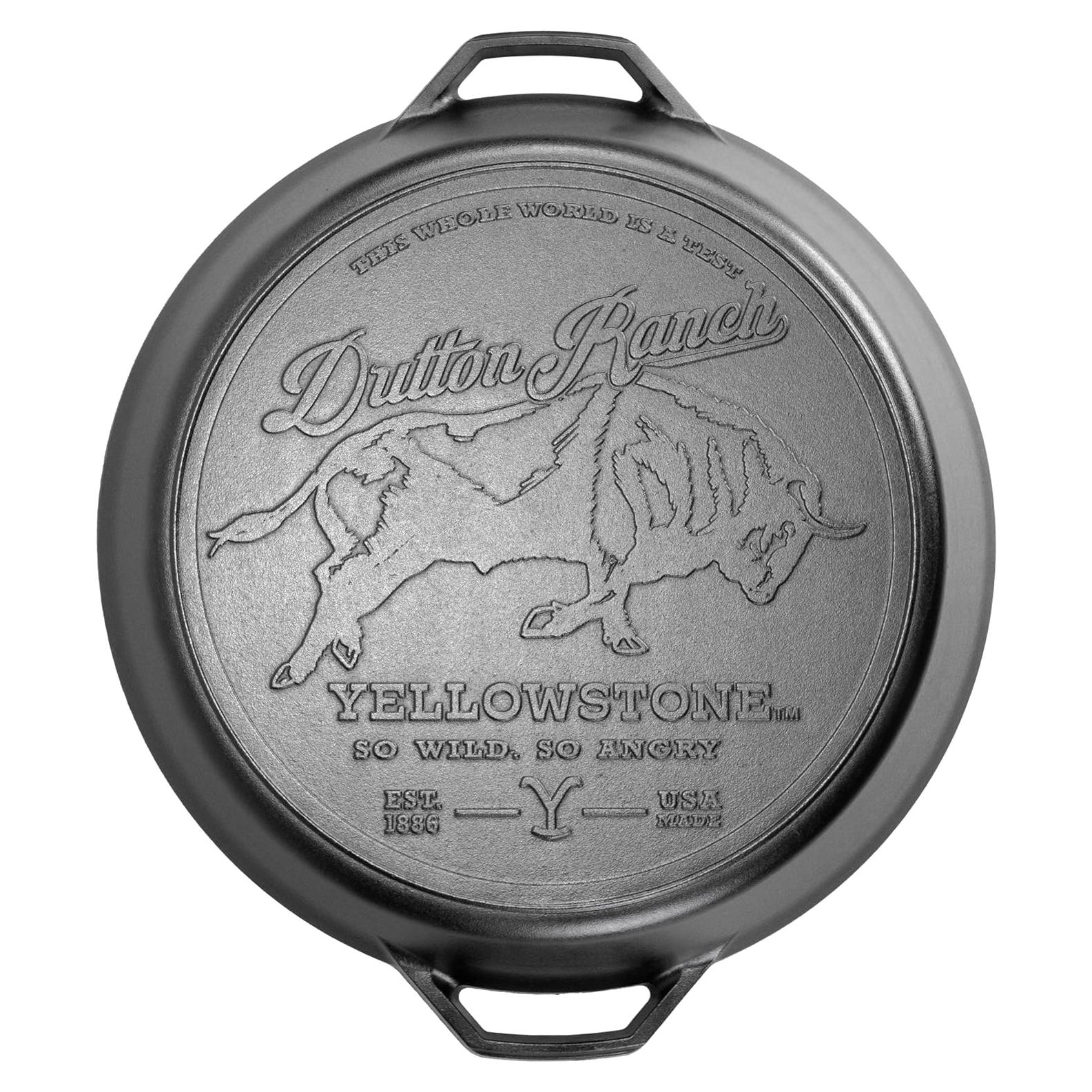 Sartén de Hierro Fundido Lodge Yellowstone 43 cm Doble Mango