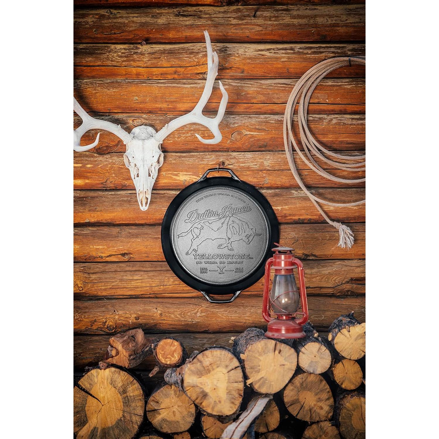 Sartén de Hierro Fundido Lodge Yellowstone 43 cm Doble Mango