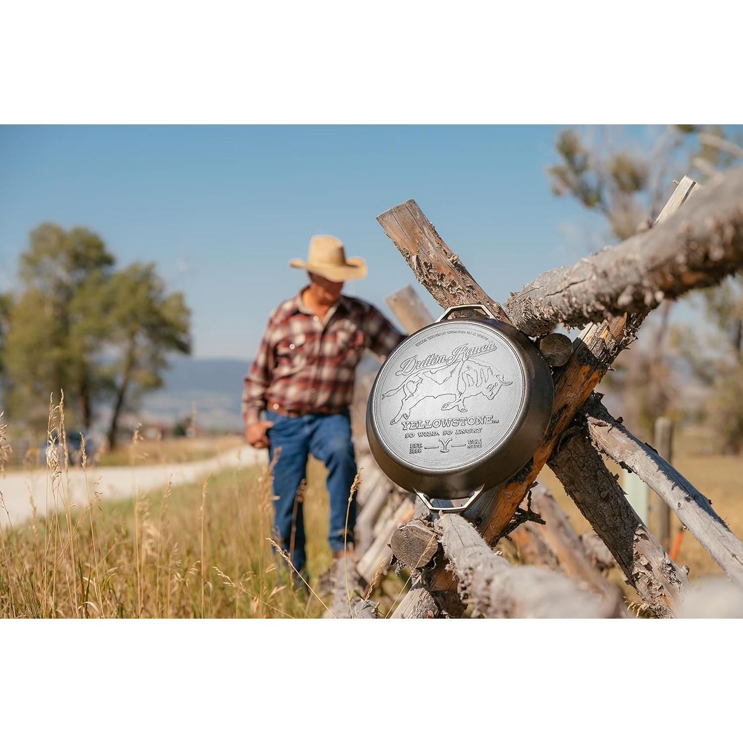Sartén de Hierro Fundido Lodge Yellowstone 43 cm Doble Mango