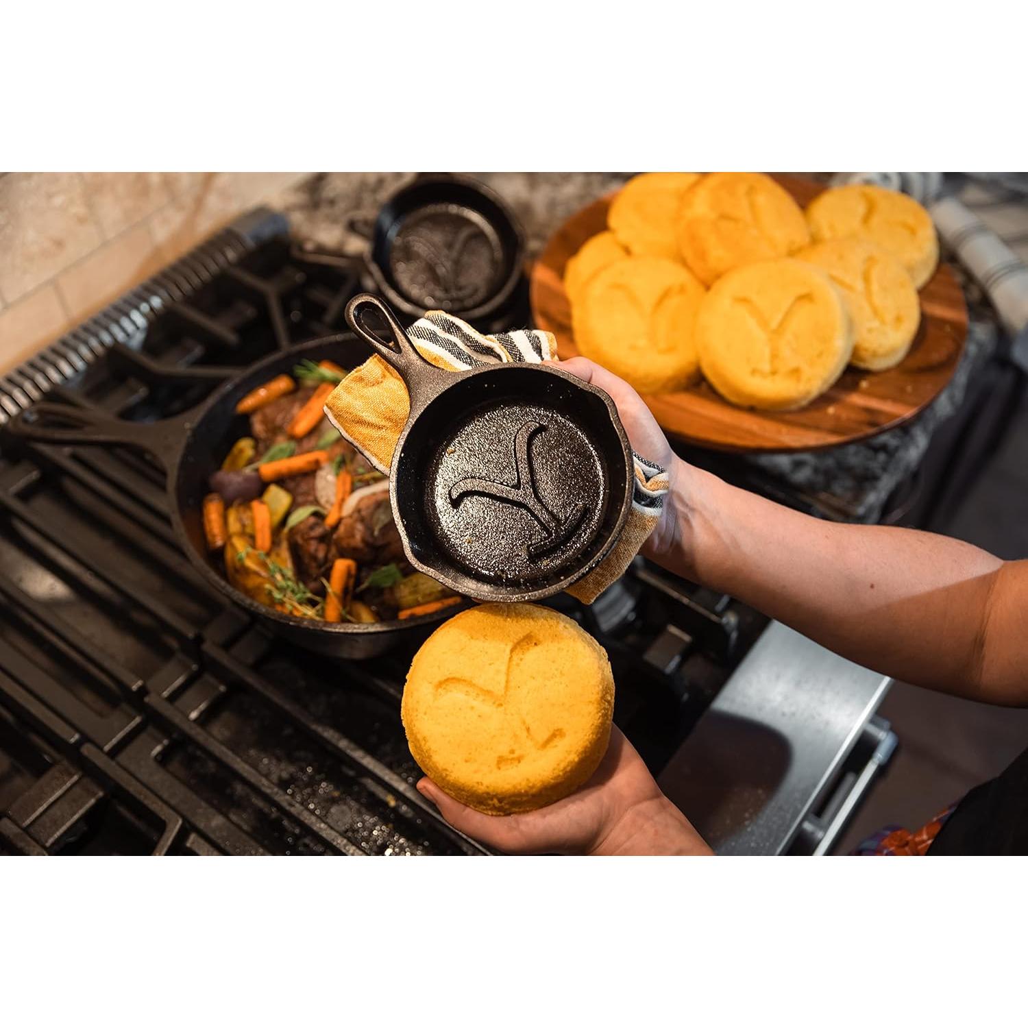 Sartén para Saltear Lodge Mini Yellowstone 5" Hierro Fundido