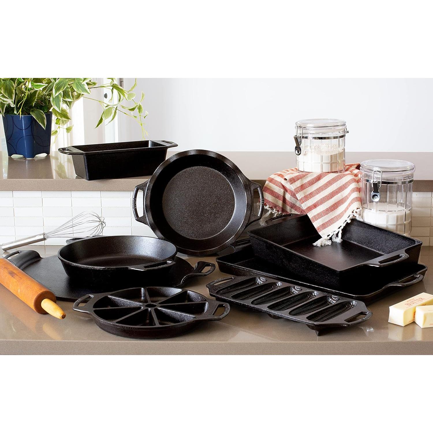 Sartén en Cuña de Hierro Fundido Lodge 8 Pulgadas