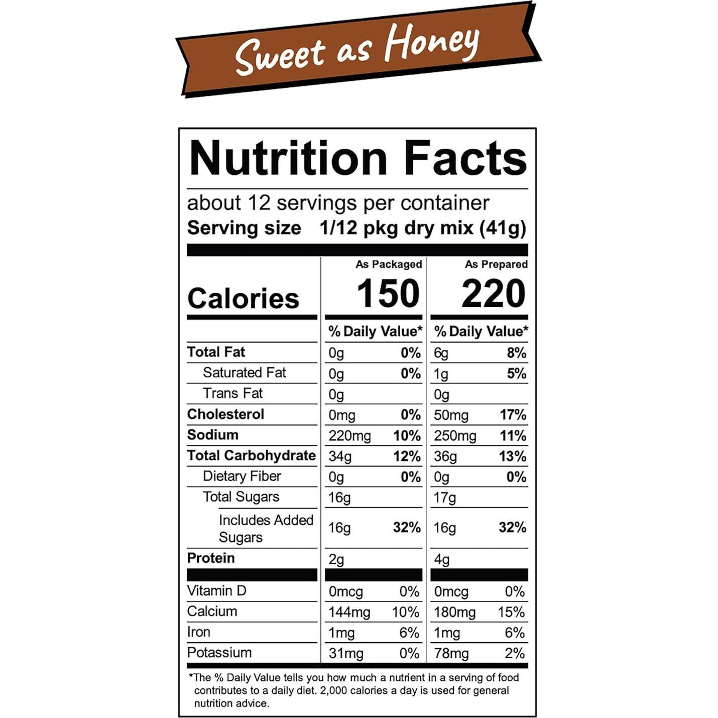 Mezcla para Pan de Maíz Lodge - Dulce Como Miel 1975.8g