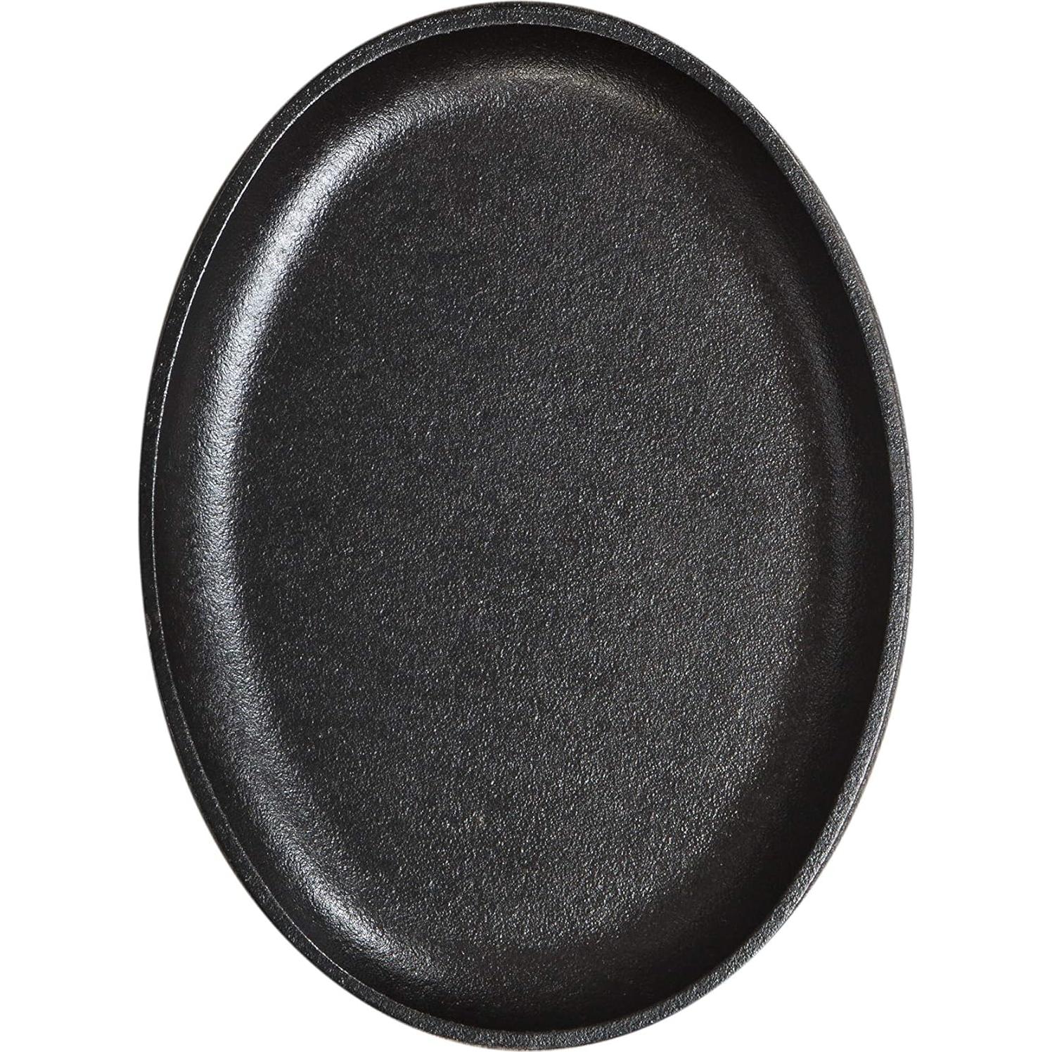 Sartén Ovalada Sin Mango Lodge de Hierro Fundido 25.4 cm