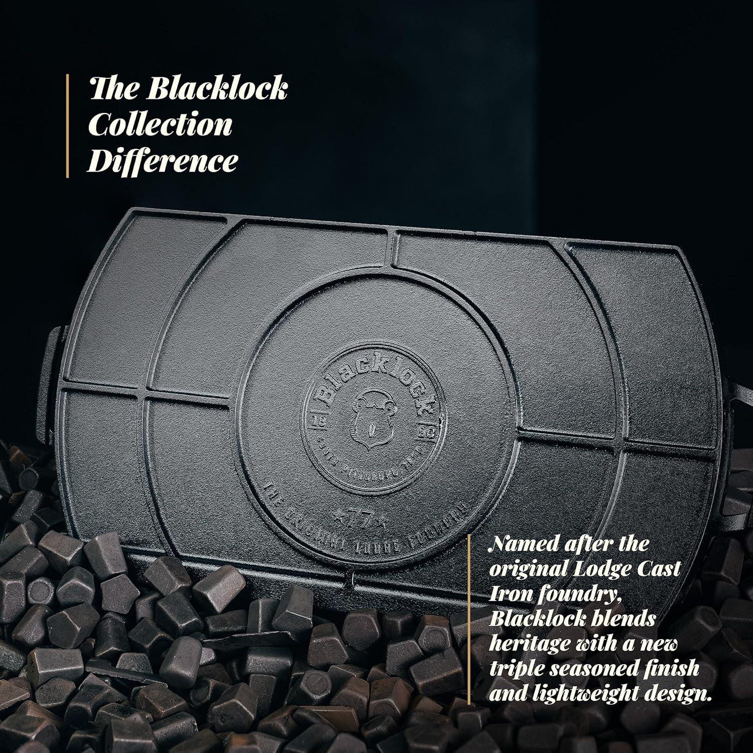 Sartén Doble de Hierro Fundido Lodge Blacklock 25.4x50.8 cm