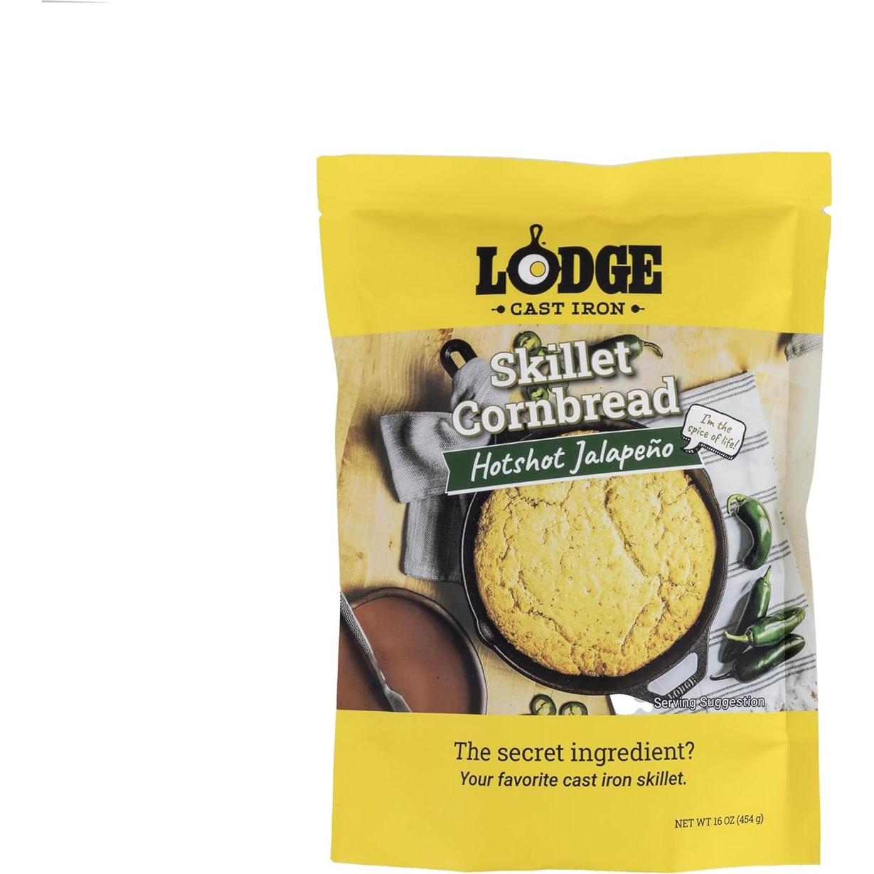 Sartén de Hierro Fundido Lodge para Pan de Maíz - 4 Mezclas