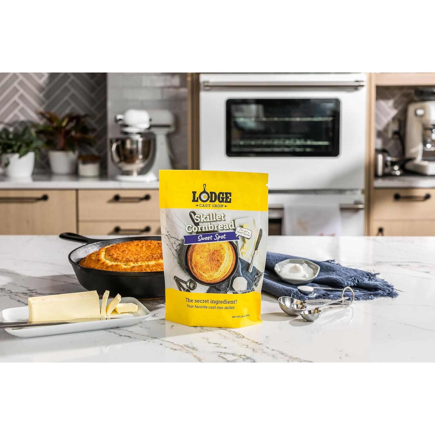 Mezcla para Pan de Maíz Lodge - Punto Dulce, 8 Paquetes