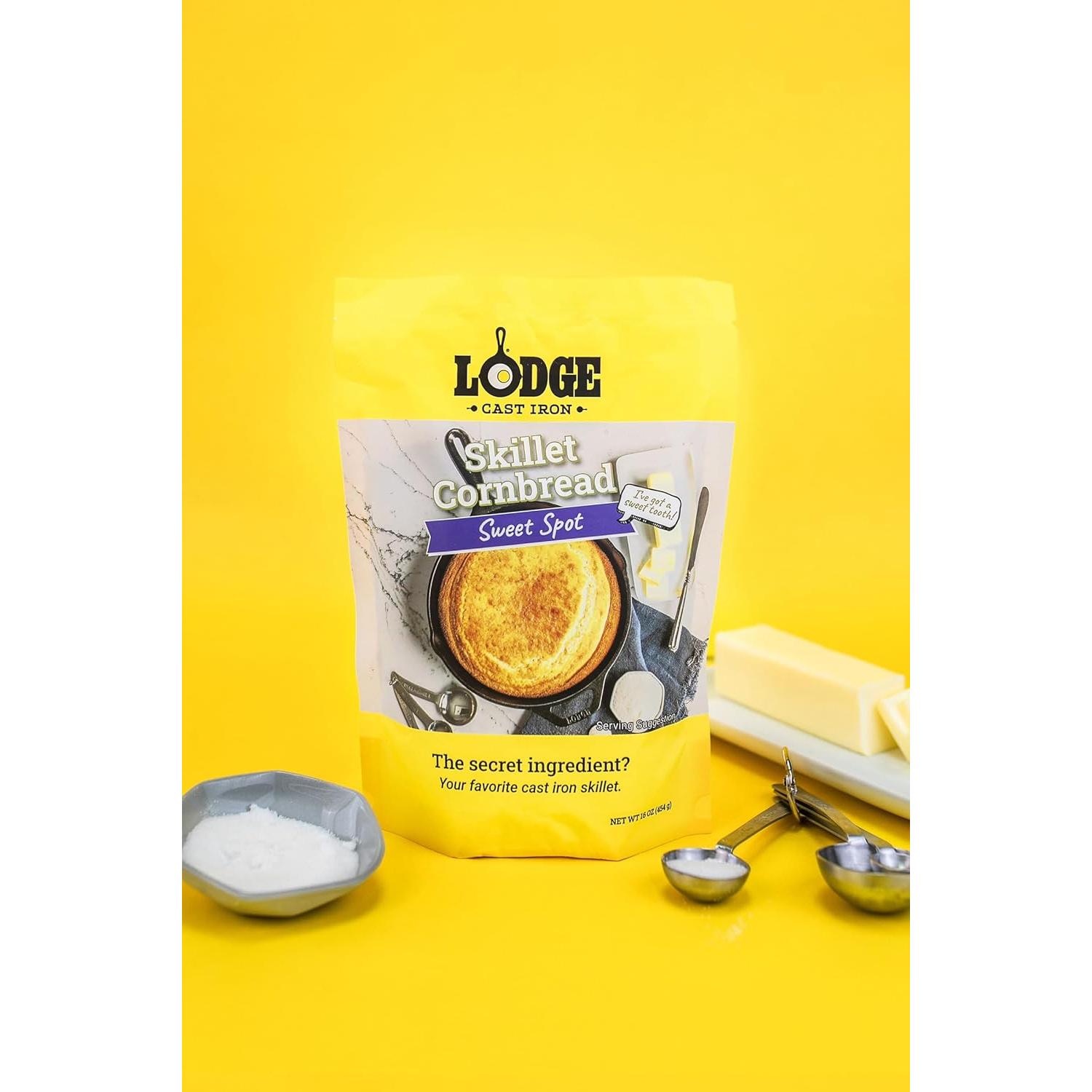 Mezcla para Pan de Maíz Lodge - Punto Dulce, 8 Paquetes