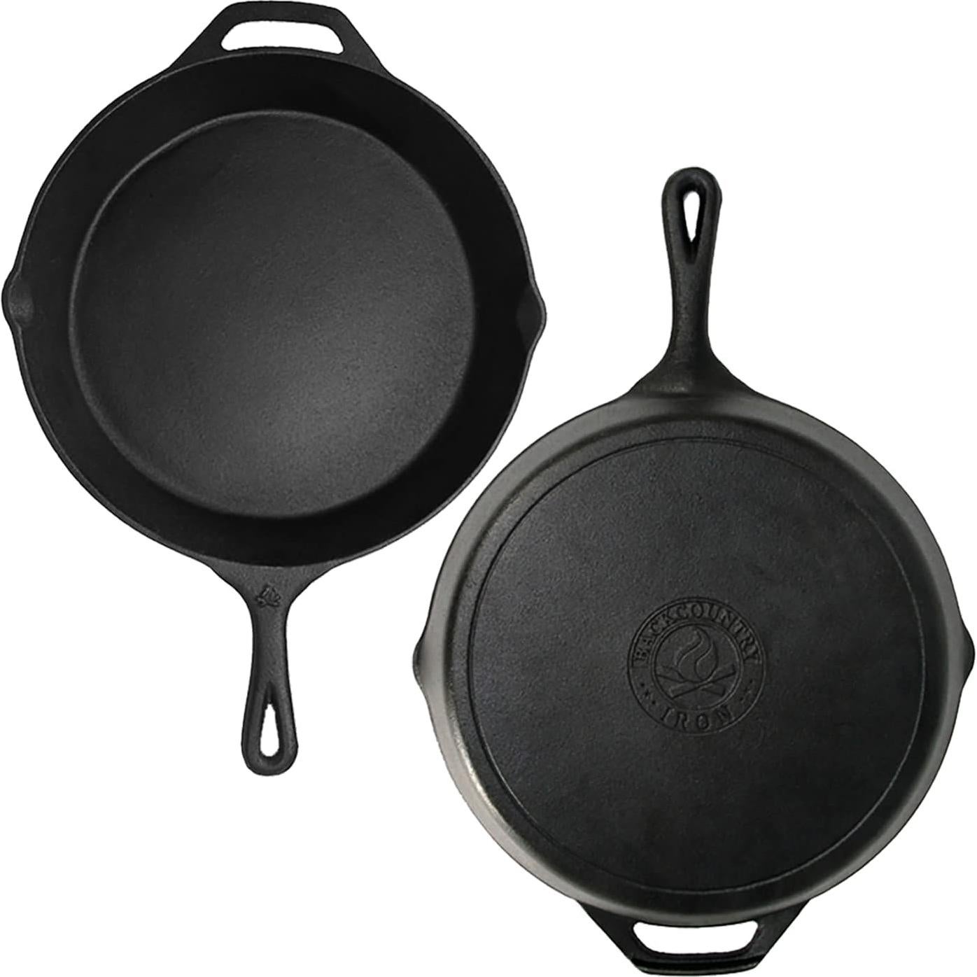 Sartén de Hierro Fundido Pre-Sazonada 30.5 cm Backcountry Iron