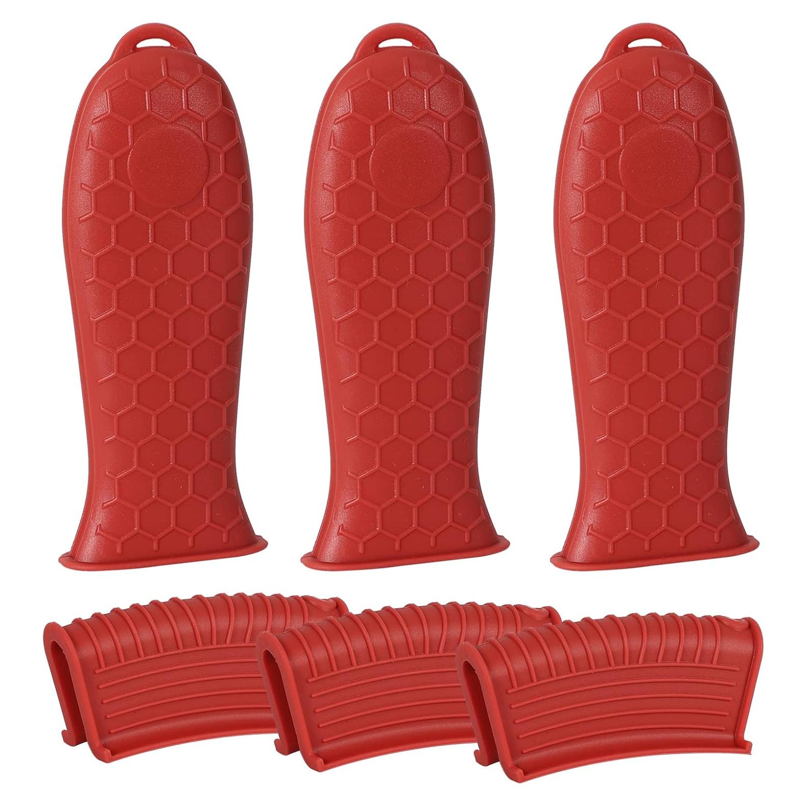 Cubiertas de Mango de Silicona Joyhalo - 6 Piezas Resistentes al Calor