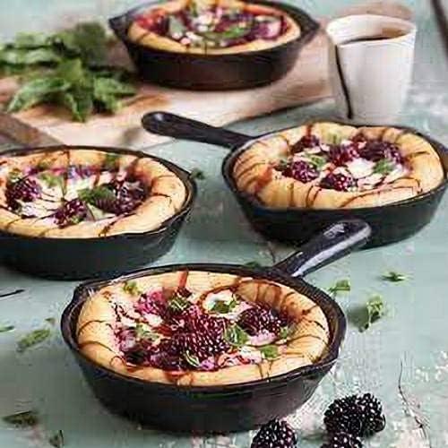 Sartén de Hierro Fundido MOZUVE 15 cm A Prueba de Horno