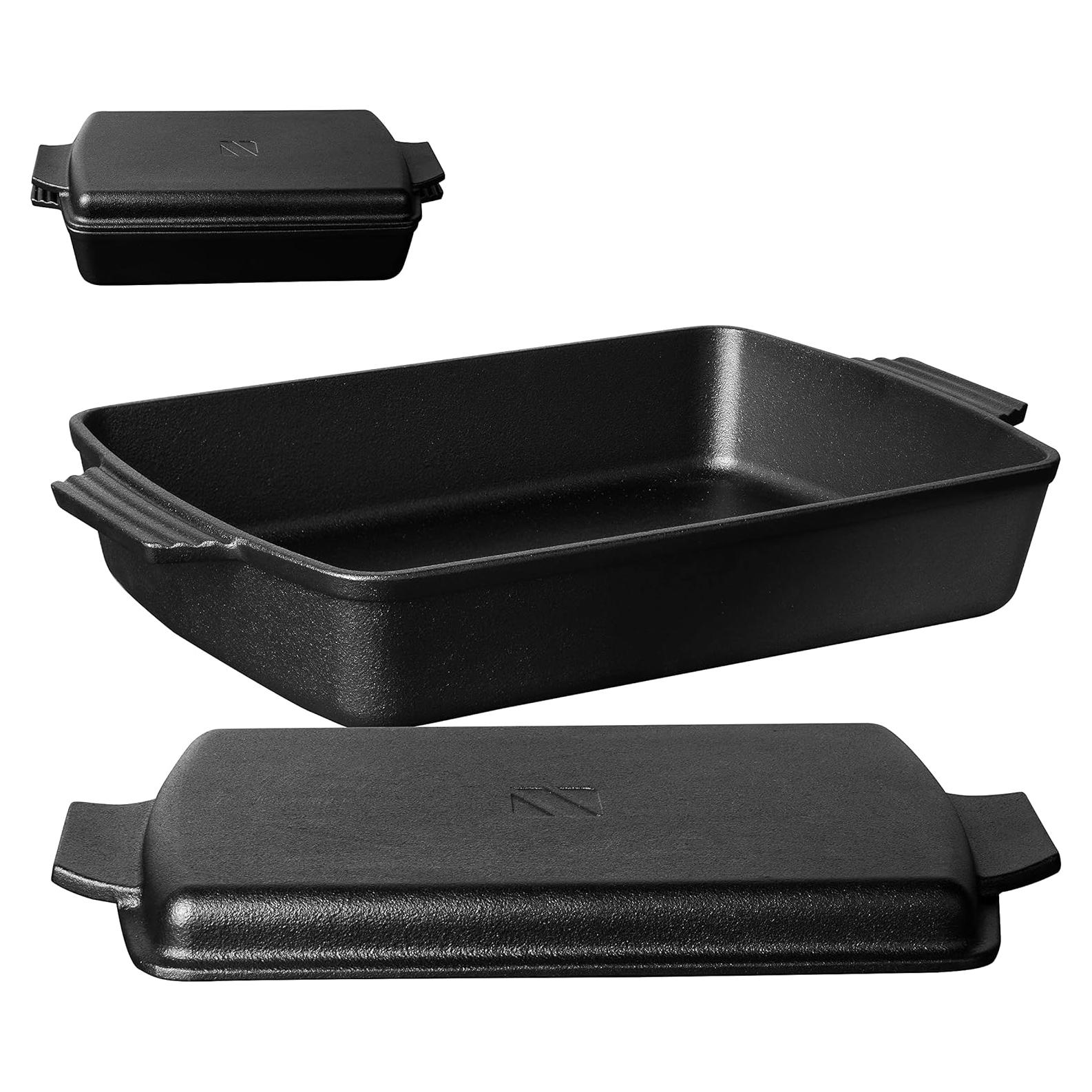 Horno Holandés de Hierro Fundido Northriver 6QT Pre-Sazonado