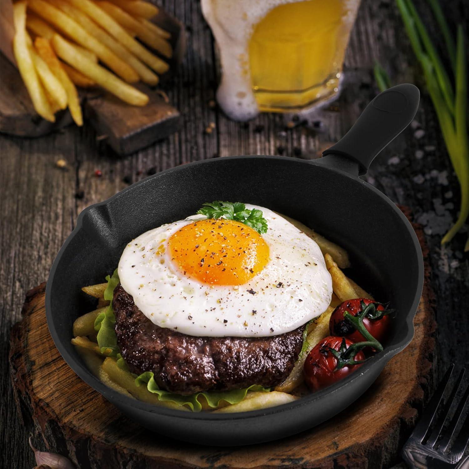 Juego de Sartenes de Hierro Fundido Rincentd - 3 Piezas 15-25 cm