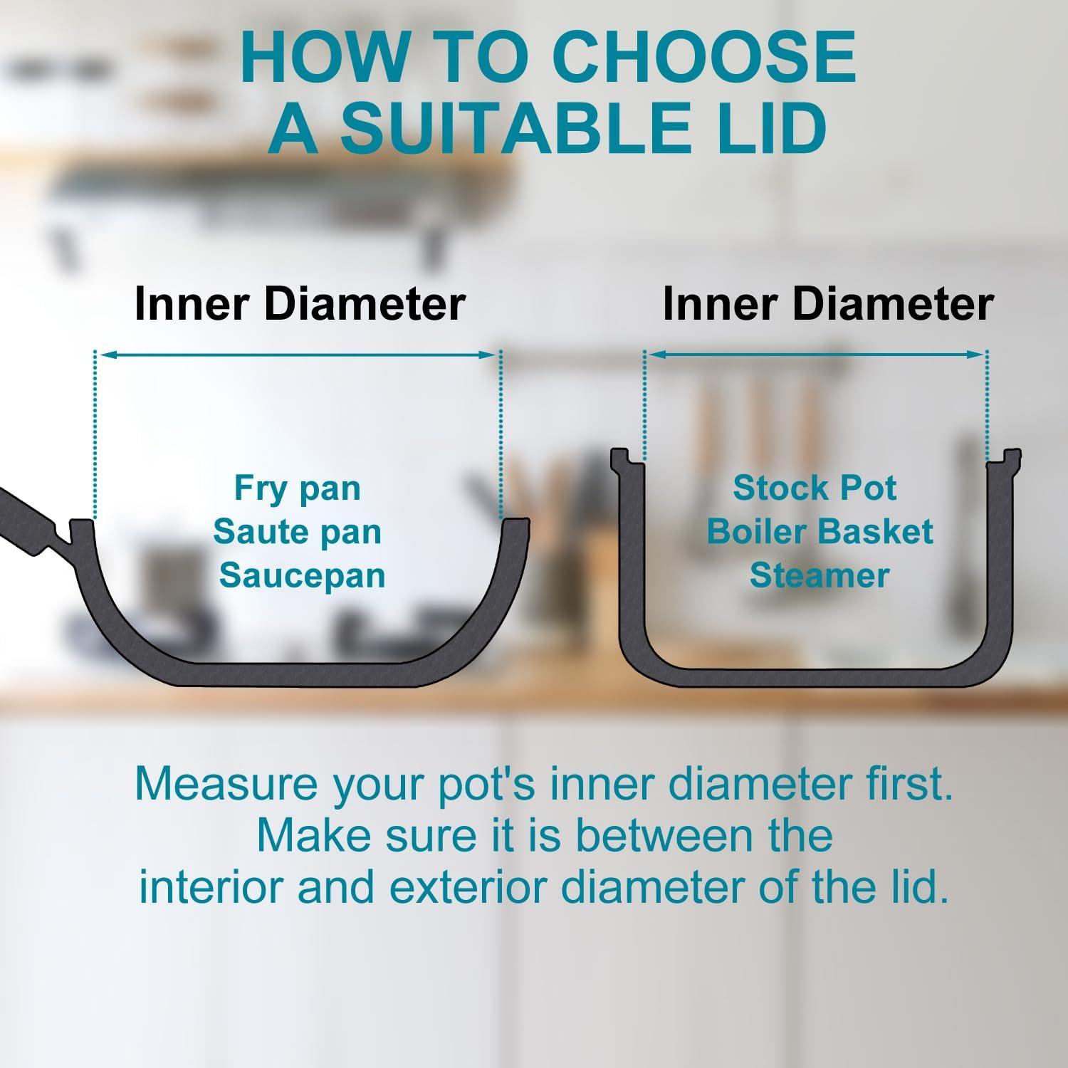 Tapa de Vidrio Templado 30 cm ALLWIN para Sartenes Lodge