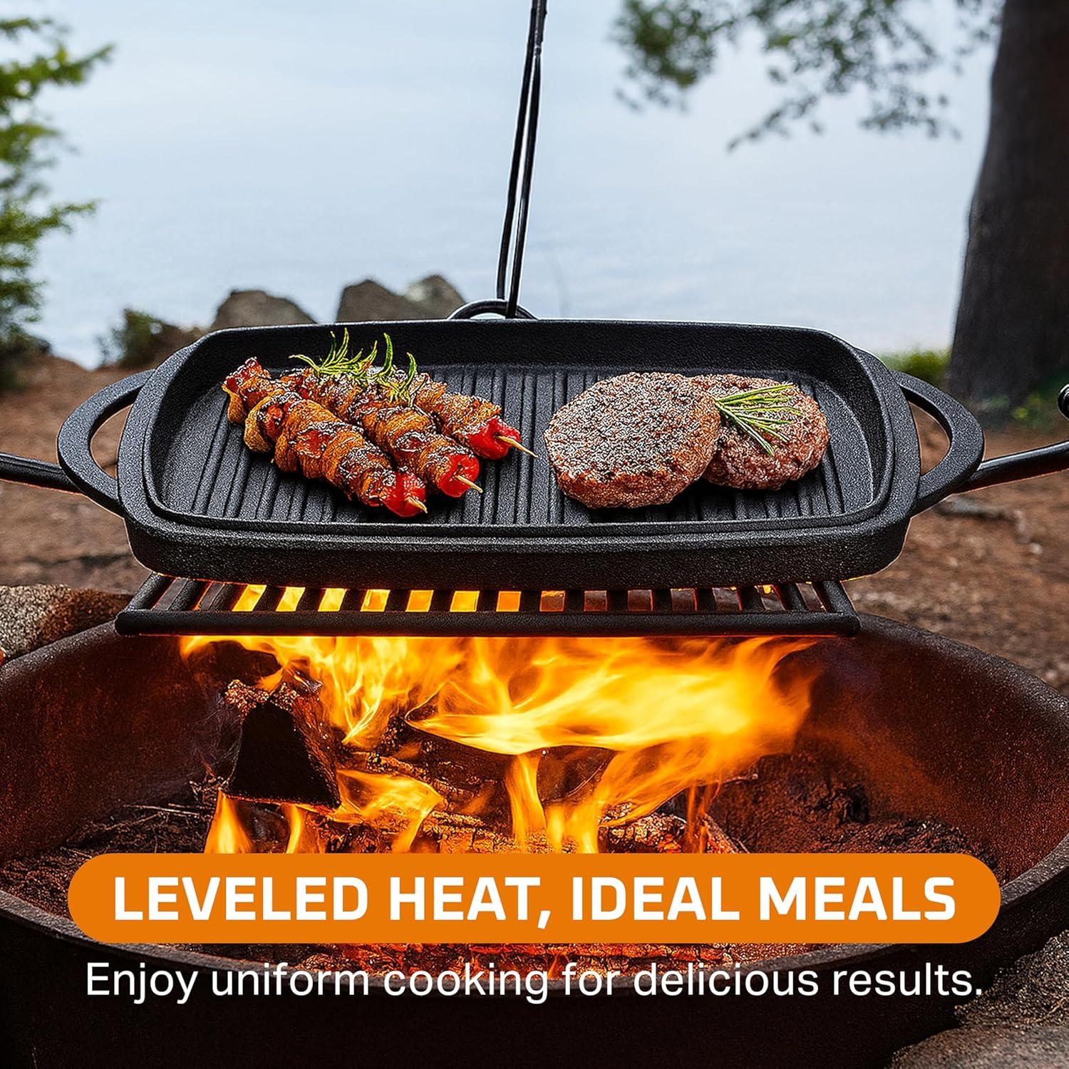 Olla Holandesa de Hierro Fundido Bruntmor 1.8L Cuadrada