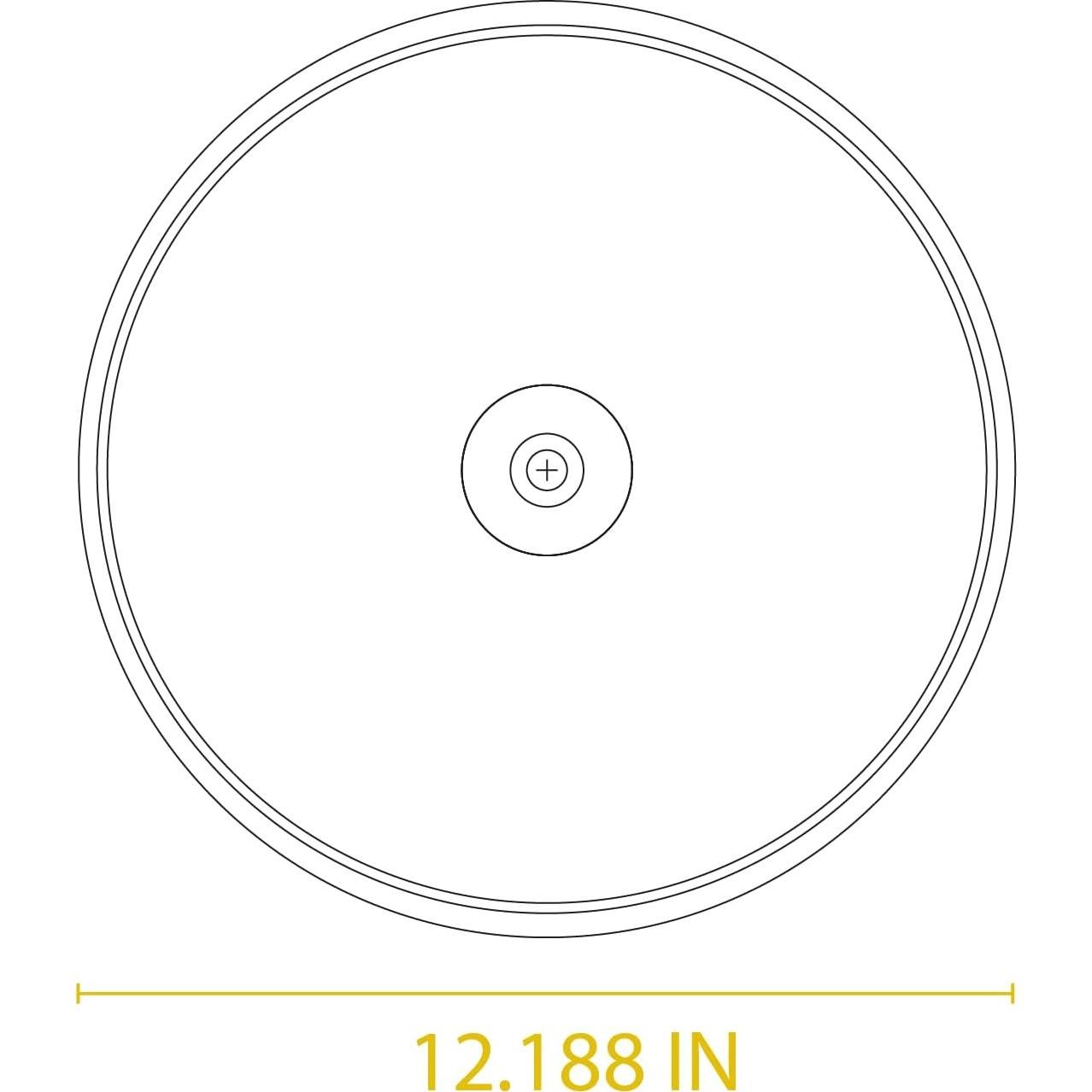 Tapa de Vidrio Templado Lodge 30.48 cm - Redonda y Versátil