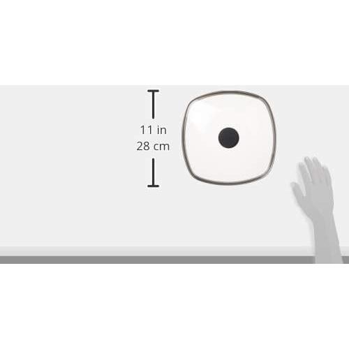 Tapa de Vidrio Templado Lodge Cuadrada 26 cm - Apta Lavavajillas